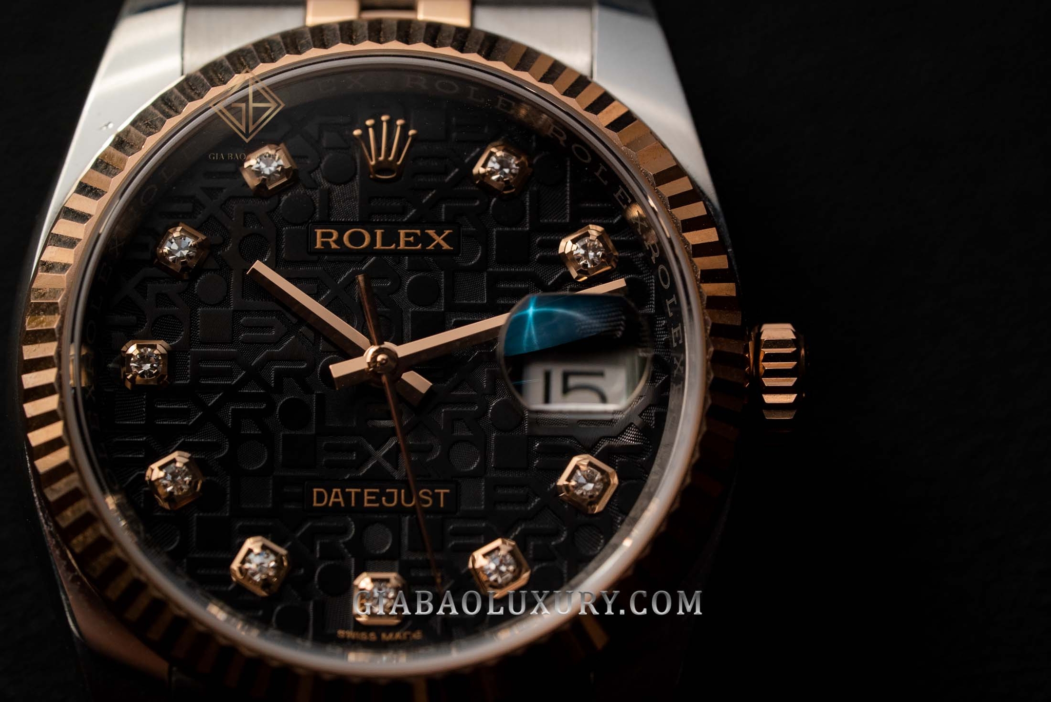Rolex Datejust 36 116231 Mặt Số Vi Tính Đen