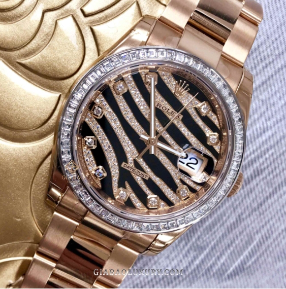Đồng Hồ Rolex Datejust 36 116285BBR Mặt Số Đính Kim Cương