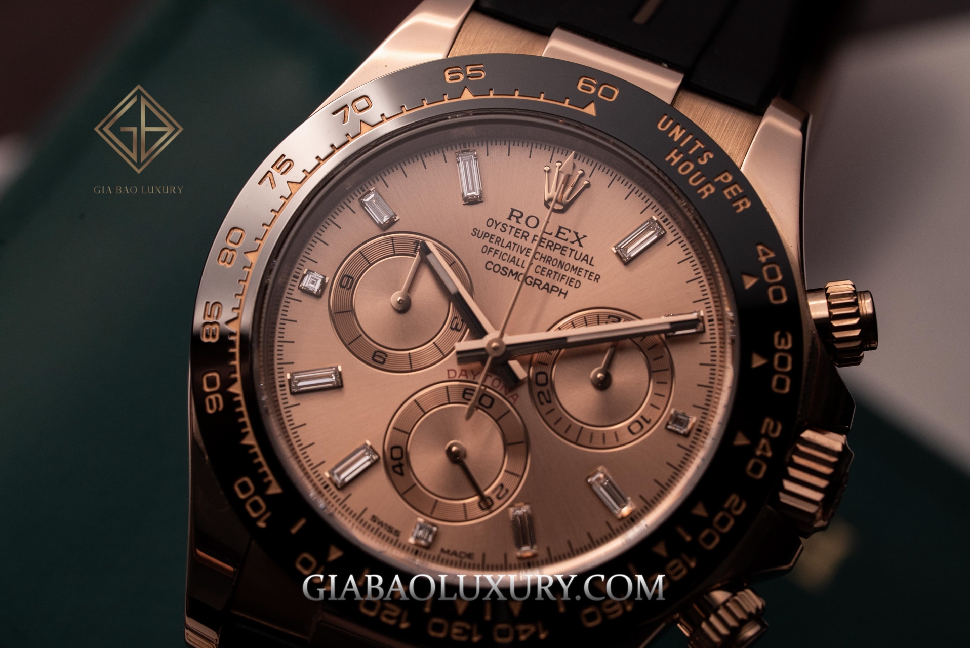 Đồng Hồ Rolex Cosmograph Daytona 116515LN Mặt Số Hồng