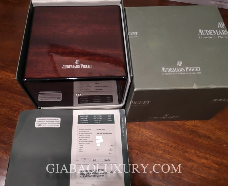 Đồng Hồ Audemars Piguet Royal Oak Tourbillon Chronograph 25977OR.OO.D005CR.01