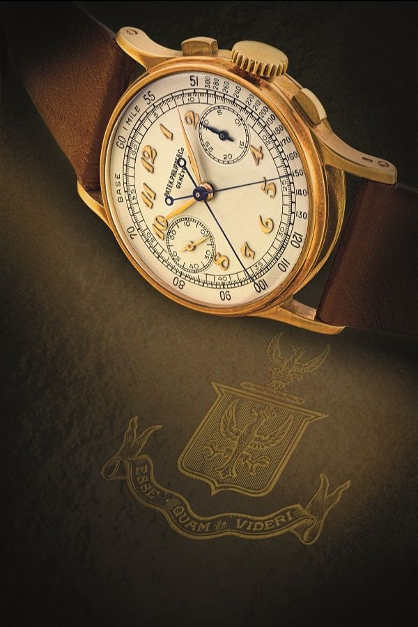 đồng hồ chronograph chia giây Patek Philippe ref. 1436J