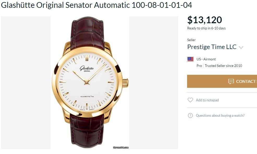 đồng hồ glashutte