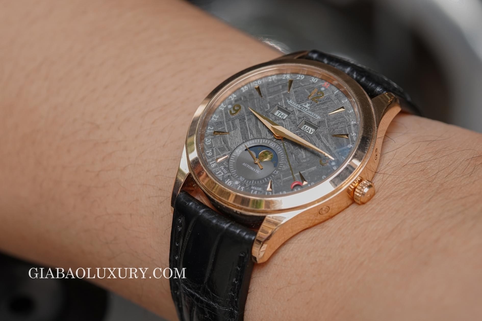 đồng hồ Jaeger-LeCoultre Master Calendar Ruthenium Meteorite Dial