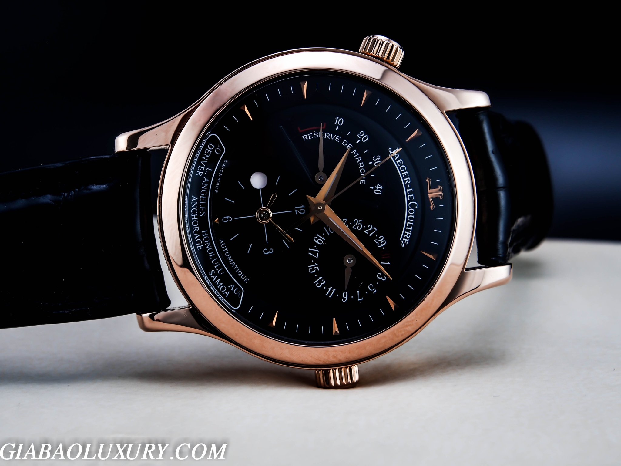 REVIEW ĐỒNG HỒ JAEGER - LECOULTRE MASTER CONTROL 1000 HOUR GEOGRAPHIC  18K  ROSE GOLD BỞI GIA BẢO LUXURY WATCH