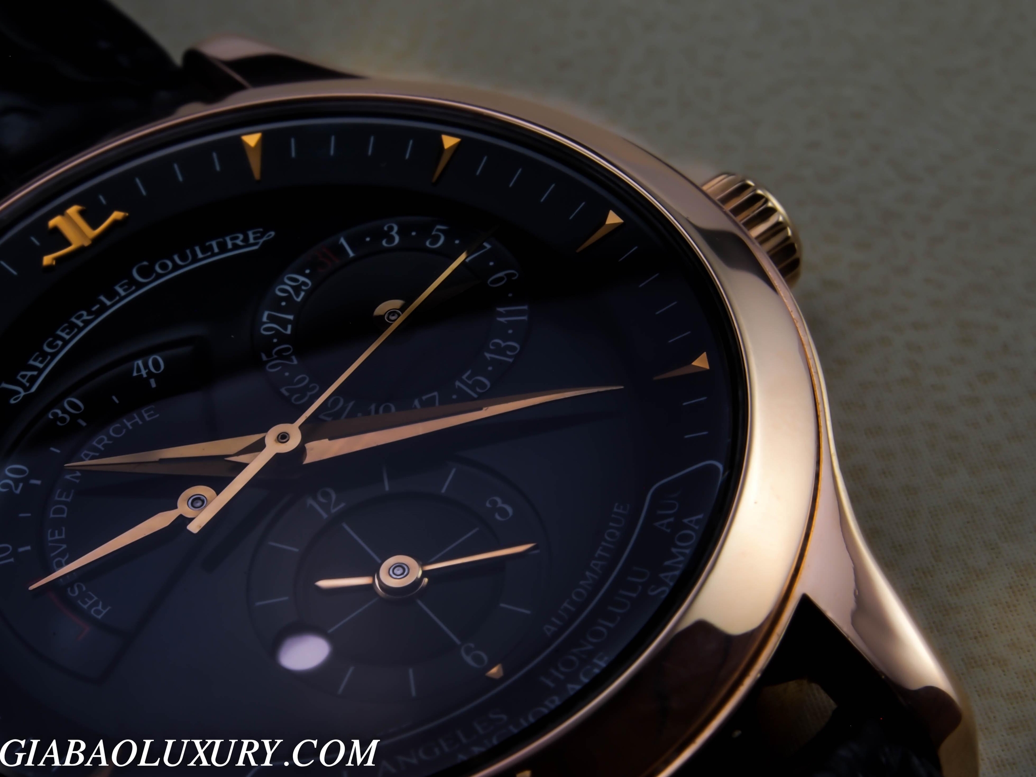 REVIEW ĐỒNG HỒ JAEGER - LECOULTRE MASTER CONTROL 1000 HOUR GEOGRAPHIC  18K  ROSE GOLD BỞI GIA BẢO LUXURY WATCH