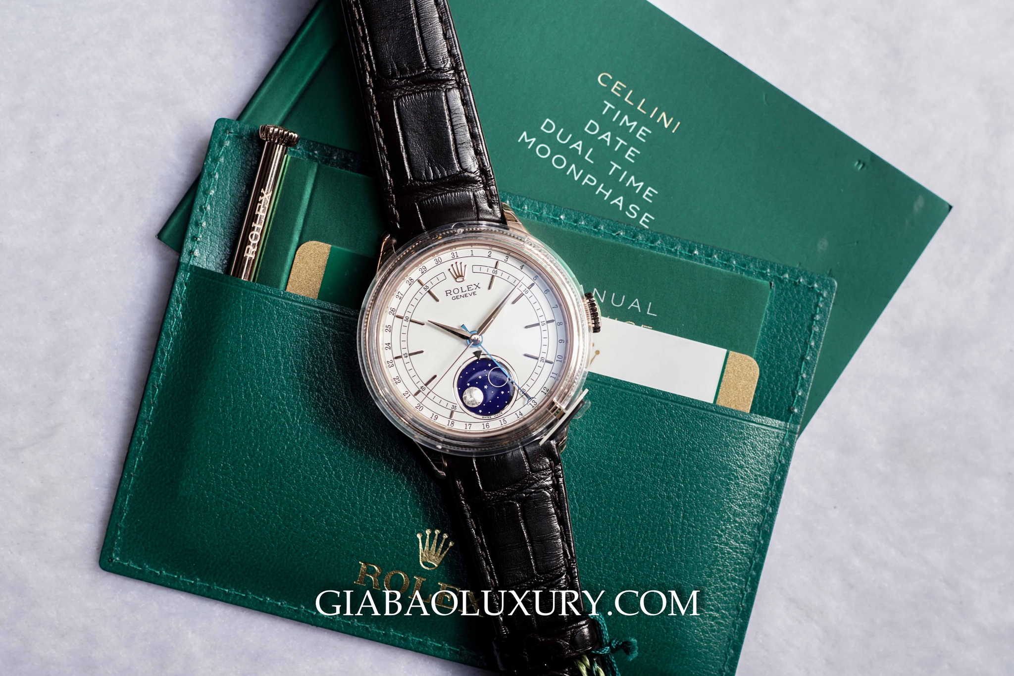 Đồng Hồ Rolex Cellini MoonPhase 50535