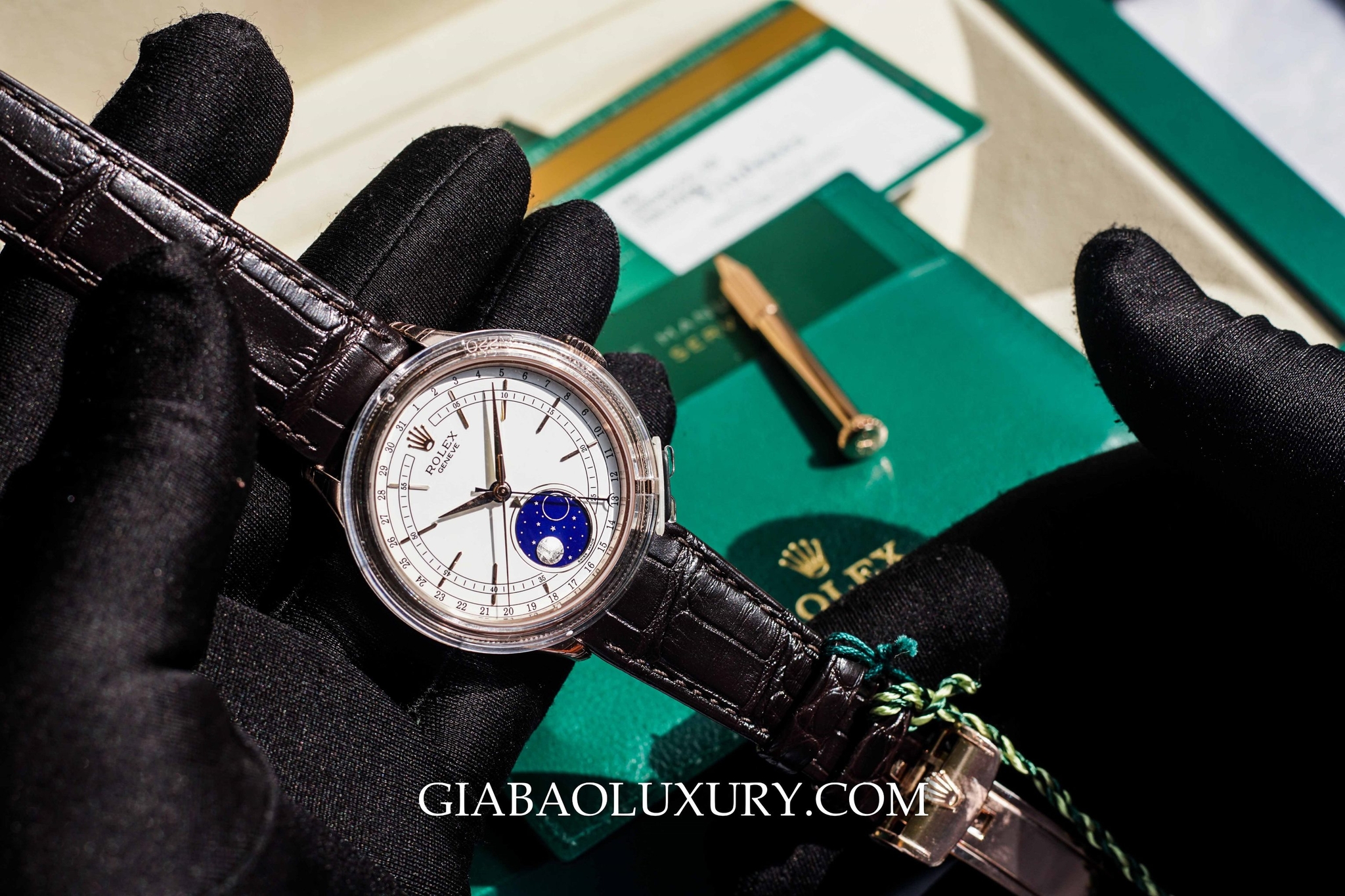 Đồng Hồ Rolex Cellini MoonPhase 50535