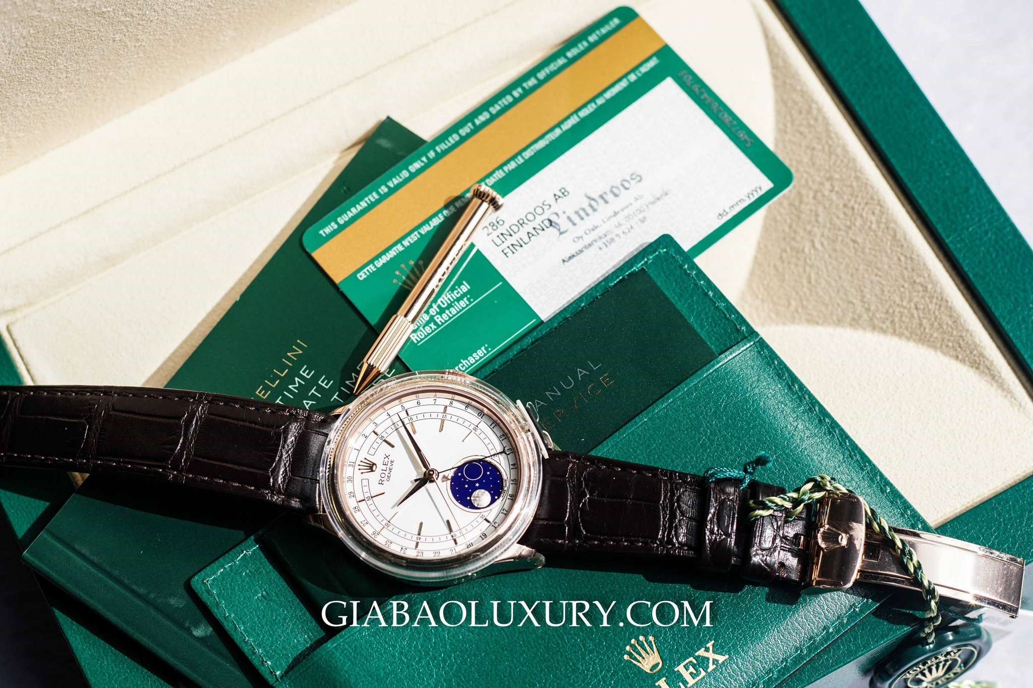 Đồng Hồ Rolex Cellini MoonPhase 50535