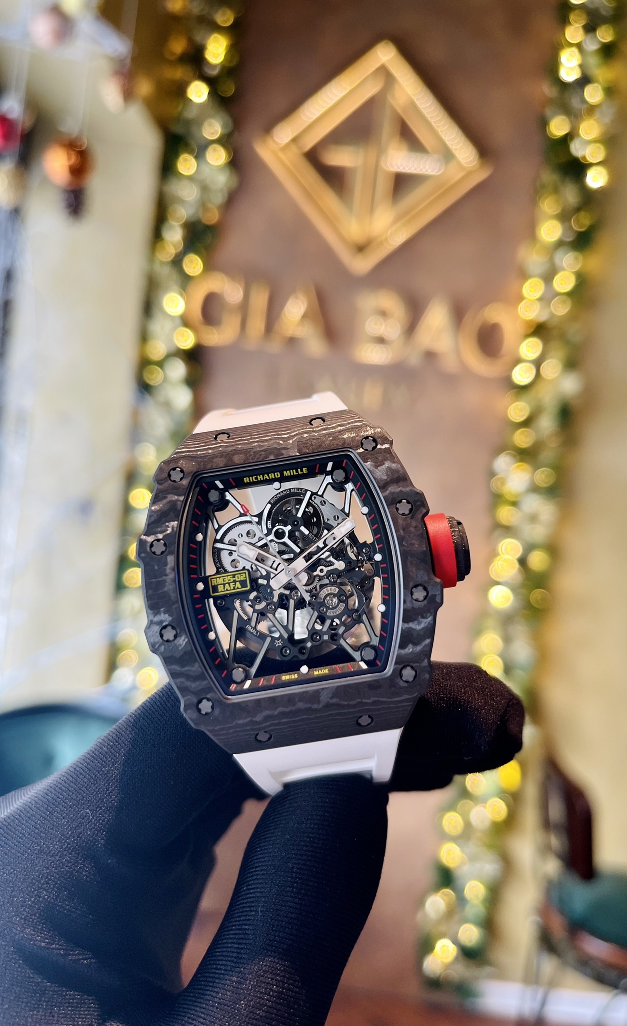 Đồng Hồ Richard Mille RM 35-02 Rafael Nadal Đen