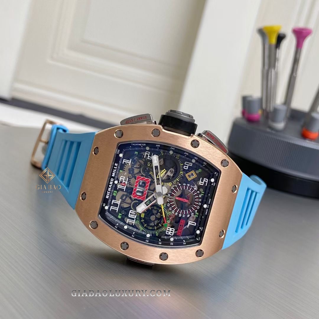 Đồng Hồ Richard Mille RM011-02 Vàng Hồng Và Titanium