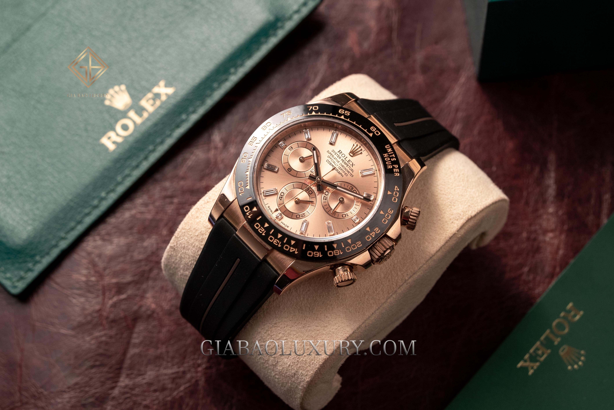 Đồng Hồ Rolex Cosmograph Daytona 116515LN Mặt Số Hồng