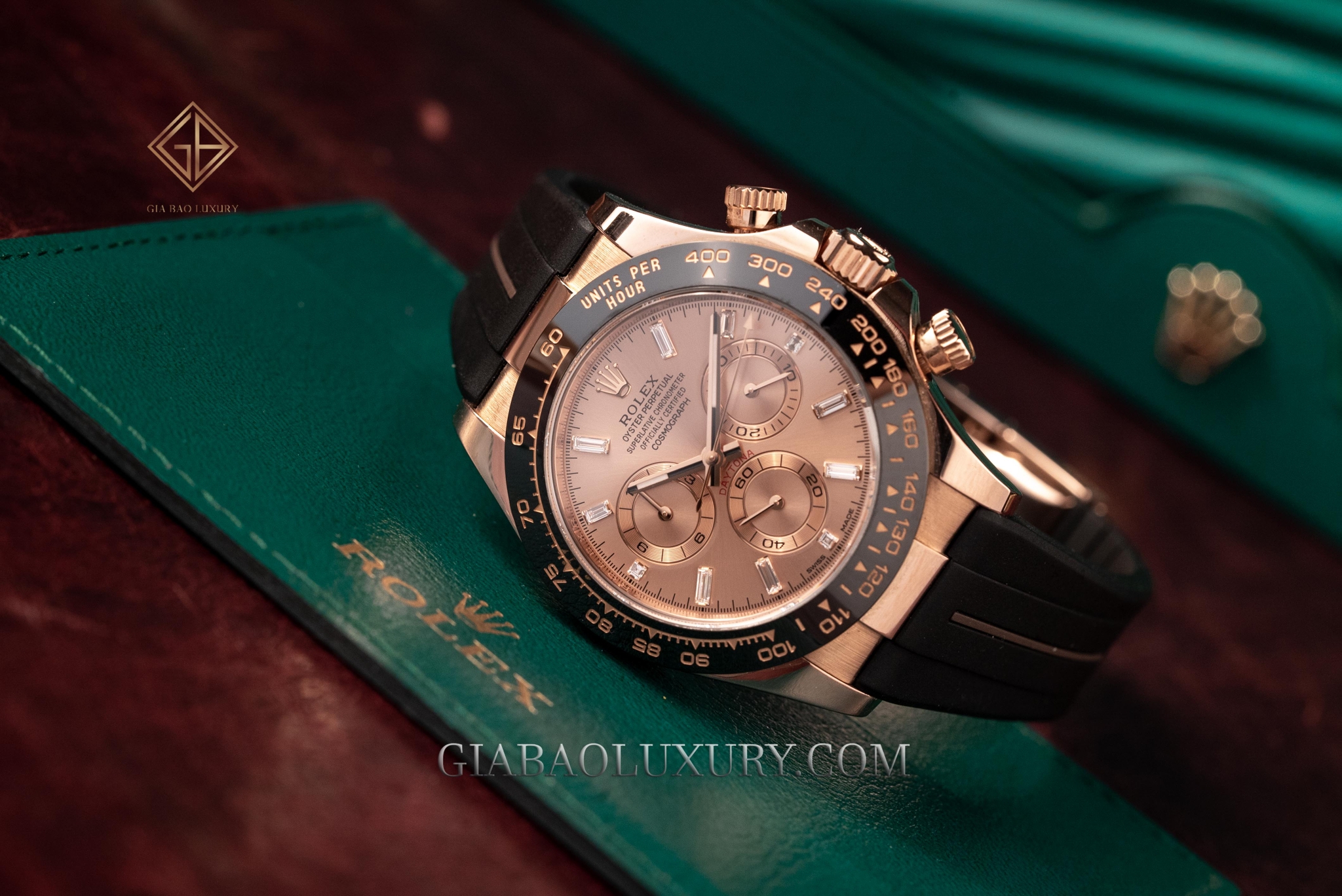 Đồng Hồ Rolex Cosmograph Daytona 116515LN Mặt Số Hồng