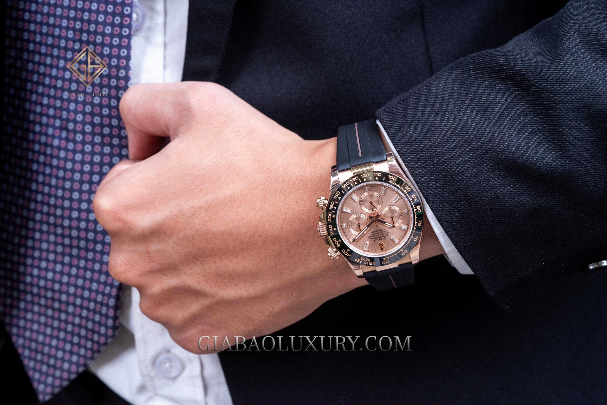 Đồng Hồ Rolex Cosmograph Daytona 116515LN Mặt Số Hồng