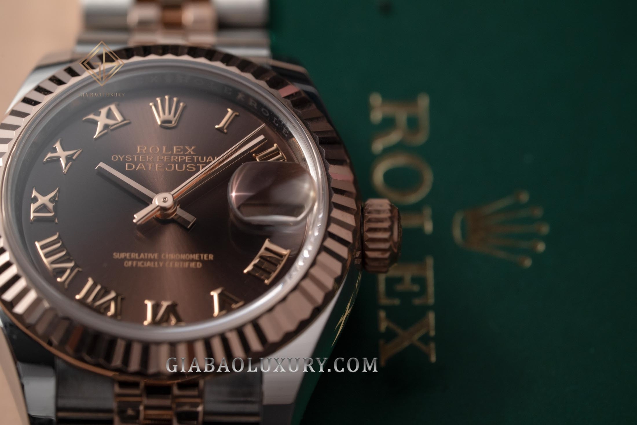 Đồng hồ Rolex Lady-Datejust 279171 Mặt Số Chocolate Cọc Số La Mã (Likenew)