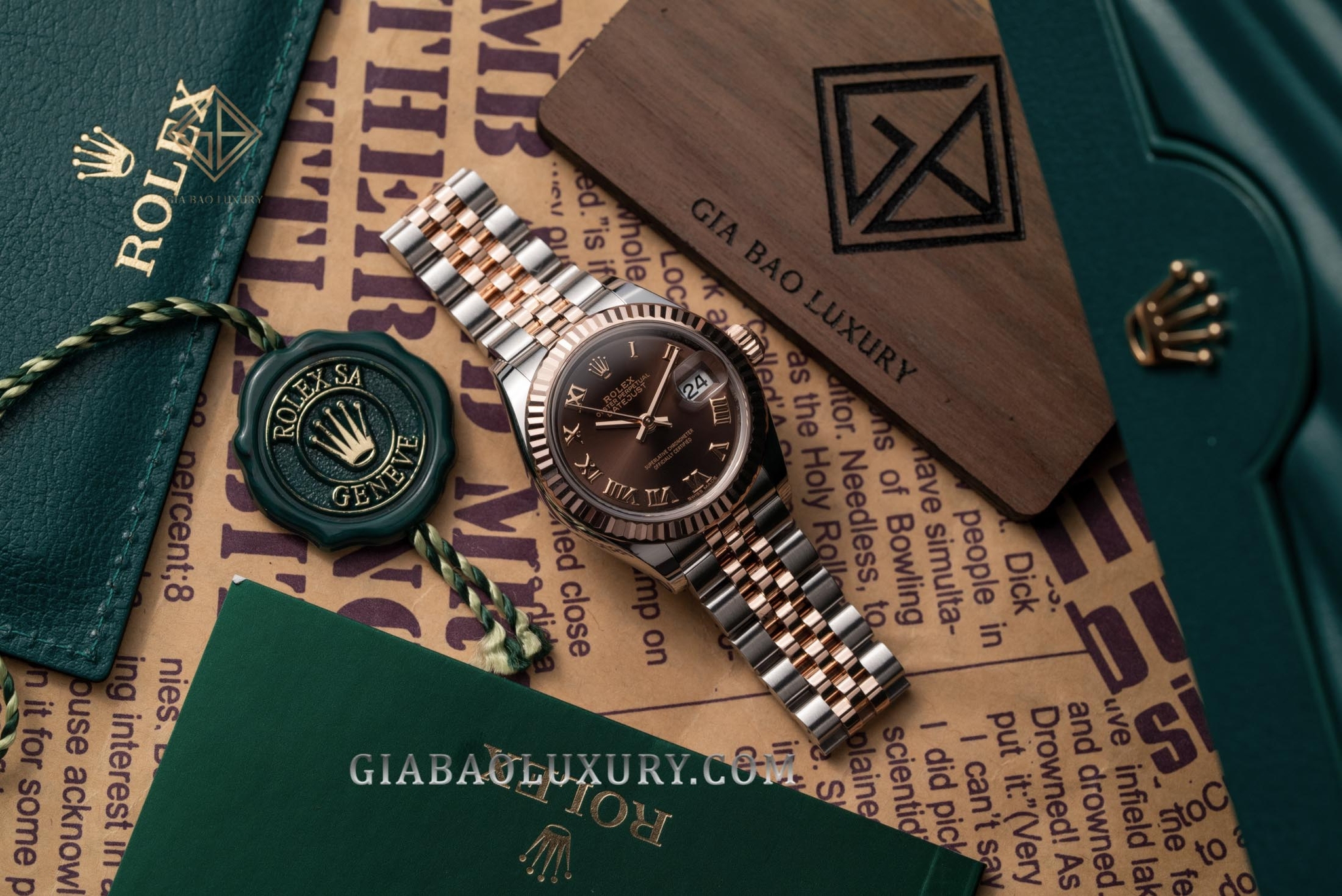 Đồng hồ Rolex Lady-Datejust 279171 Mặt Số Chocolate Cọc Số La Mã (Likenew)