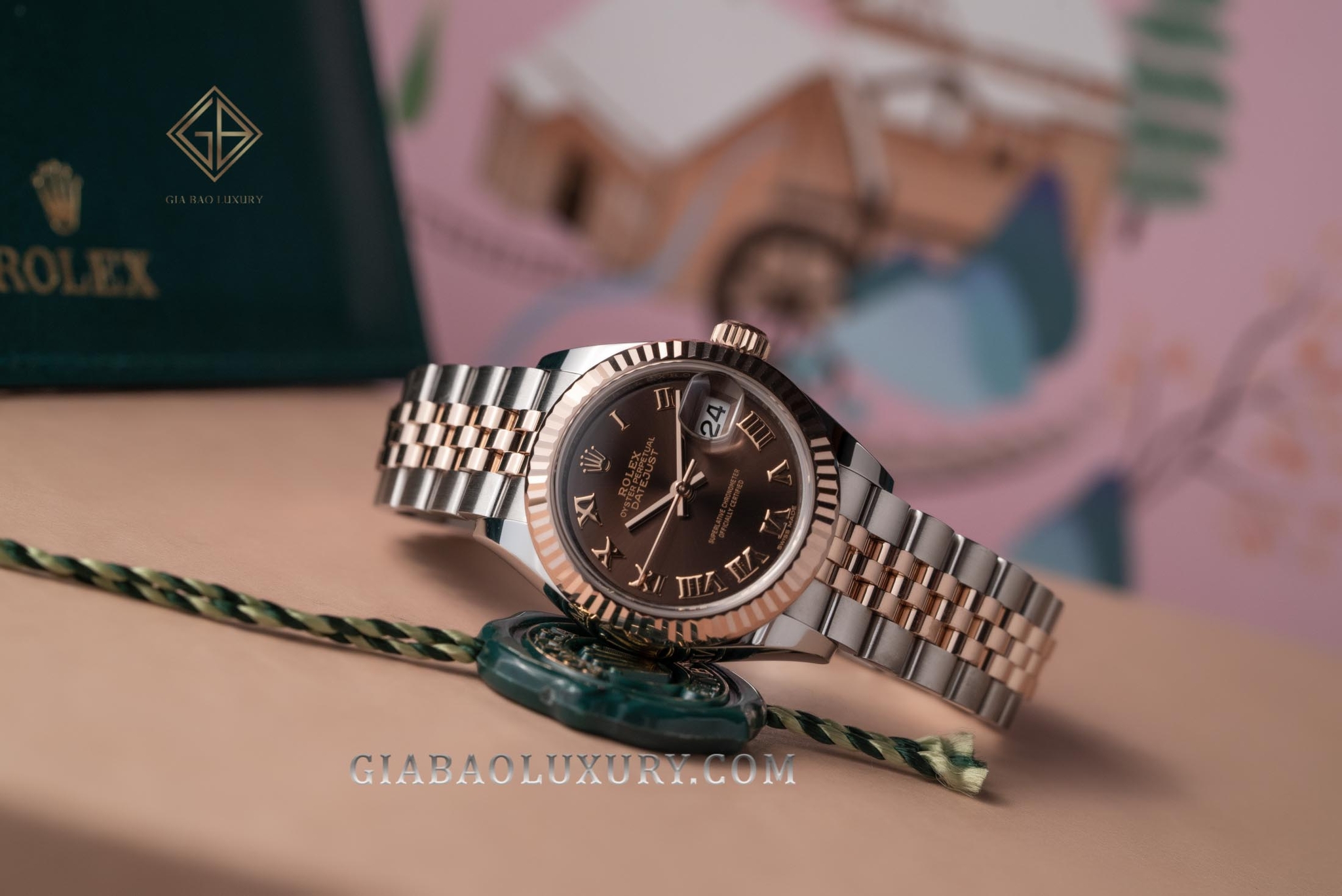 Đồng hồ Rolex Lady-Datejust 279171 Mặt Số Chocolate Cọc Số La Mã (Likenew)