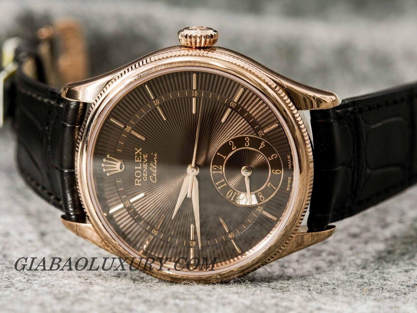 đồng hồ rolex cellini dual time 50525