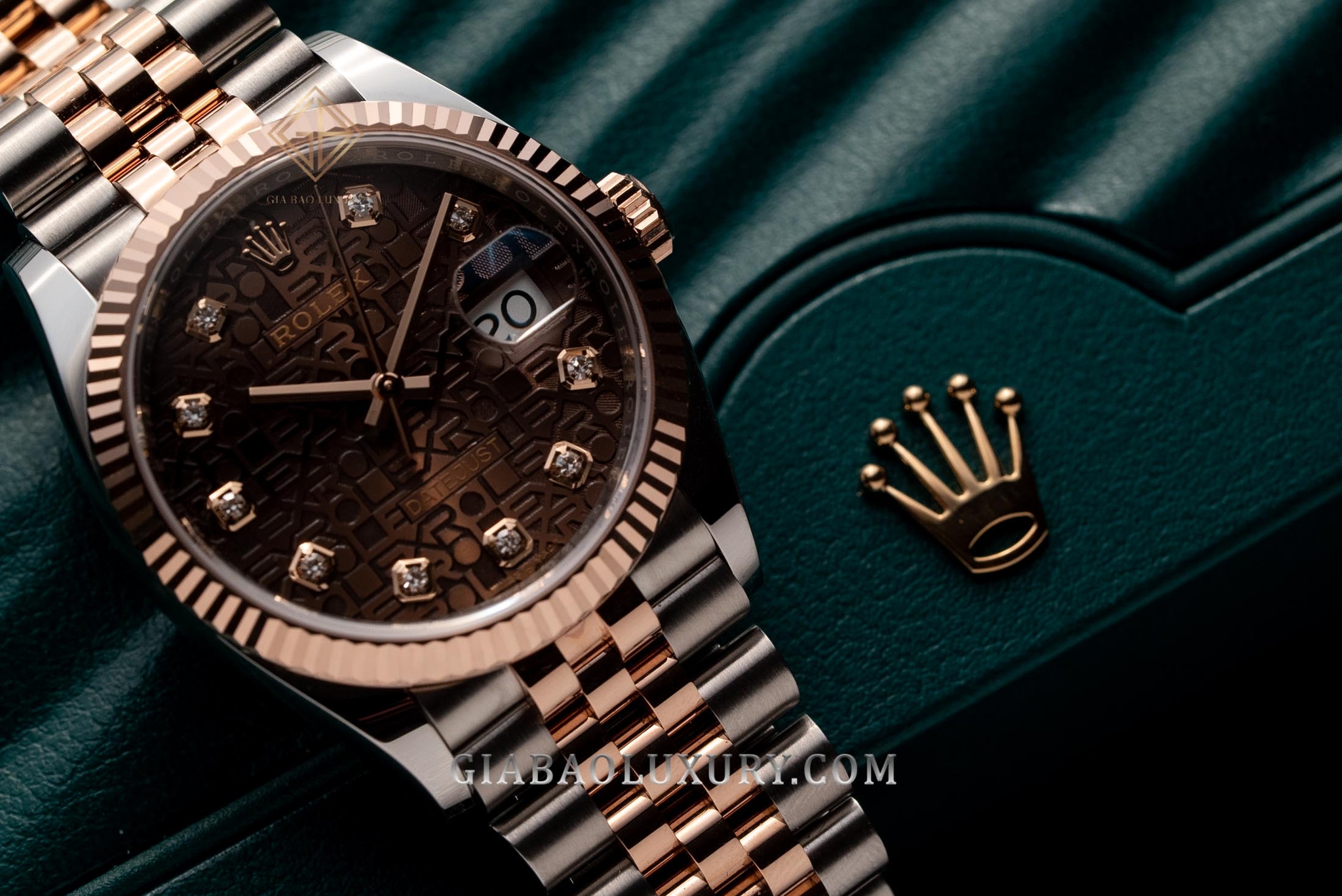 Đồng Hồ Rolex Datejust 36 126231 Mặt Số Vi Tính Chocolate