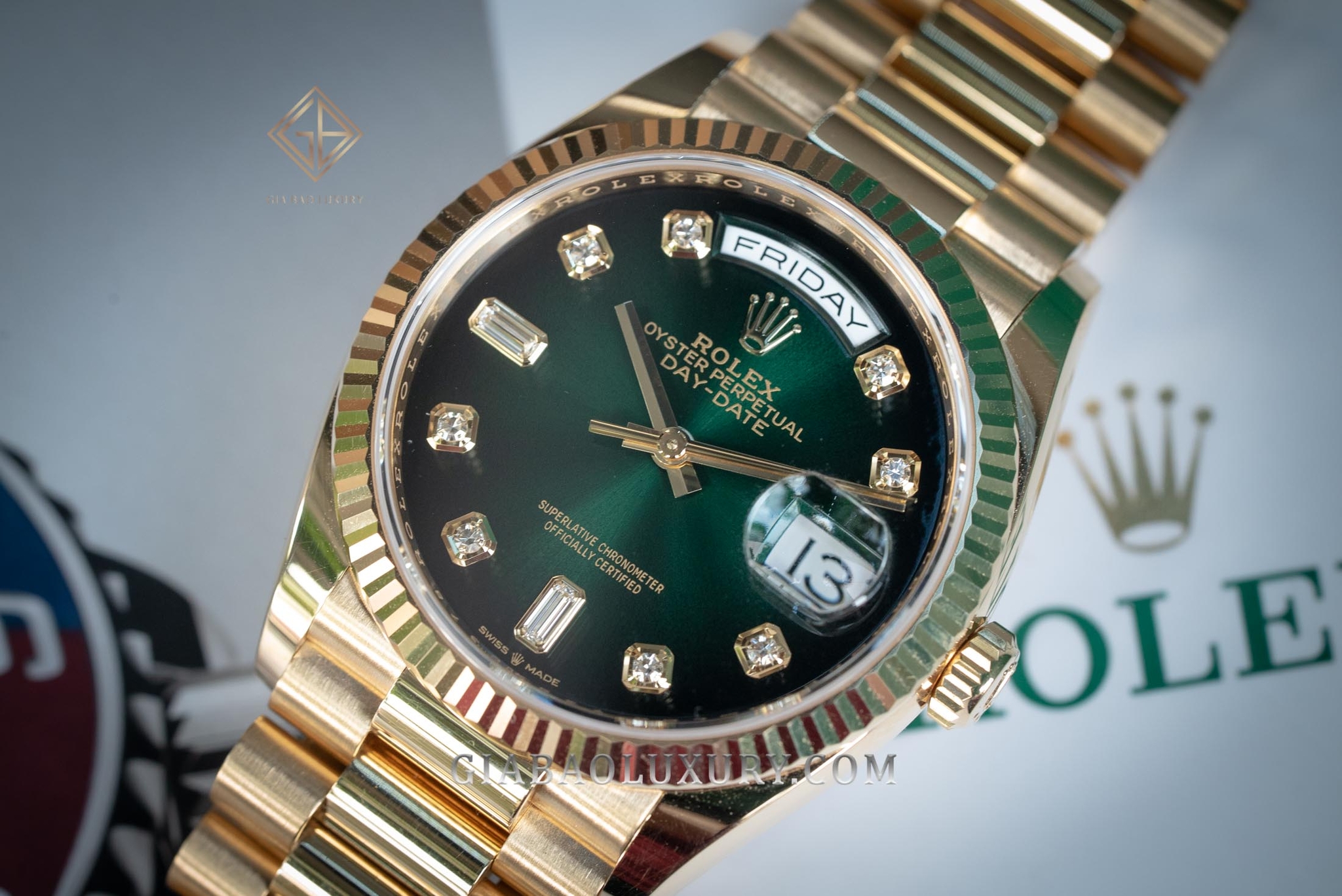 đồng hồ Rolex Day-Date 128238 ombré model mới 2019 tại Việt Nam