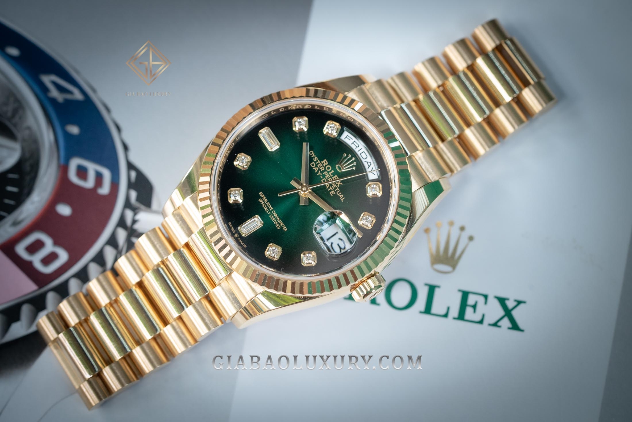 đồng hồ Rolex Day-Date 128238 ombré model mới 2019 tại Việt Nam