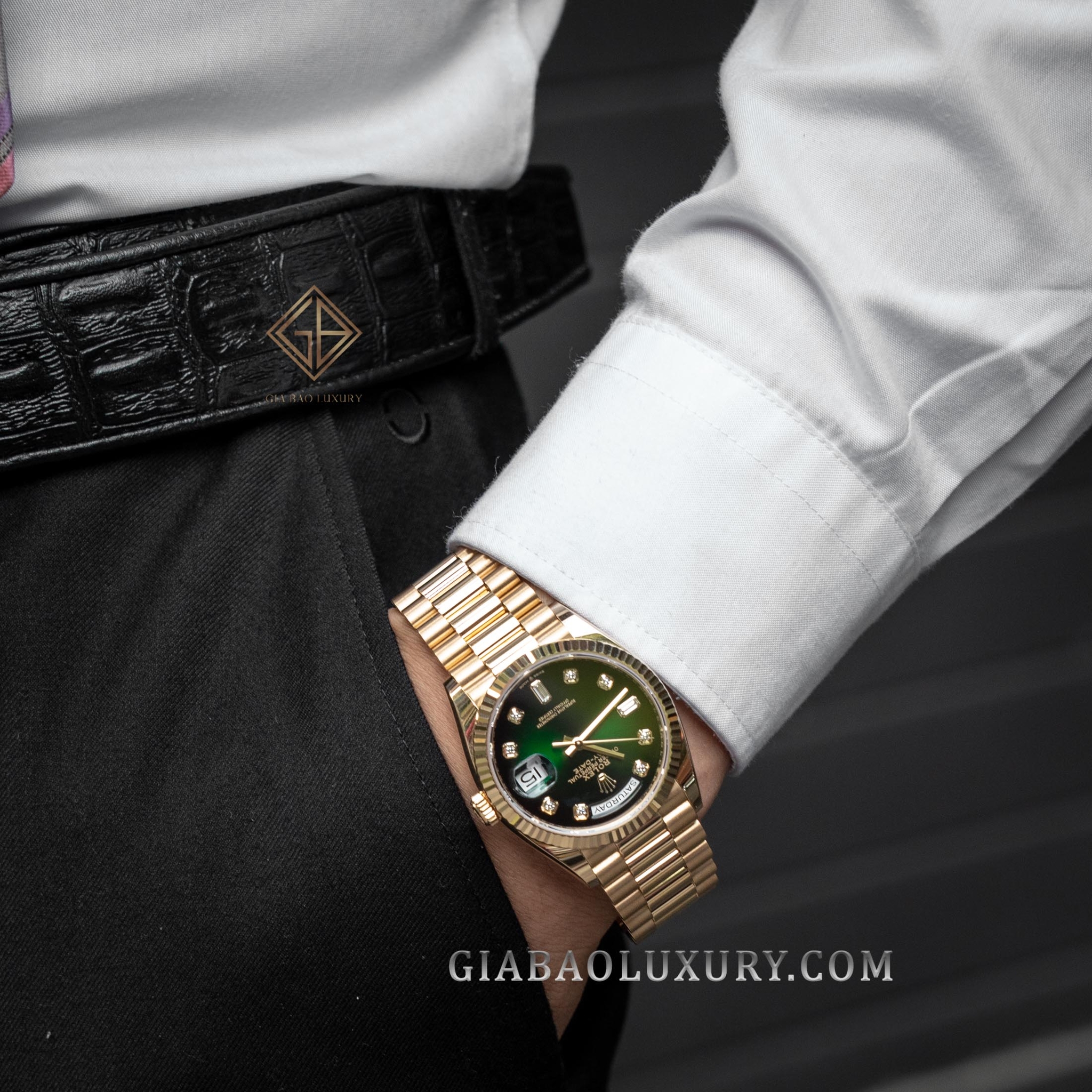 đồng hồ Rolex Day-Date 128238 ombré model mới 2019 tại Việt Nam