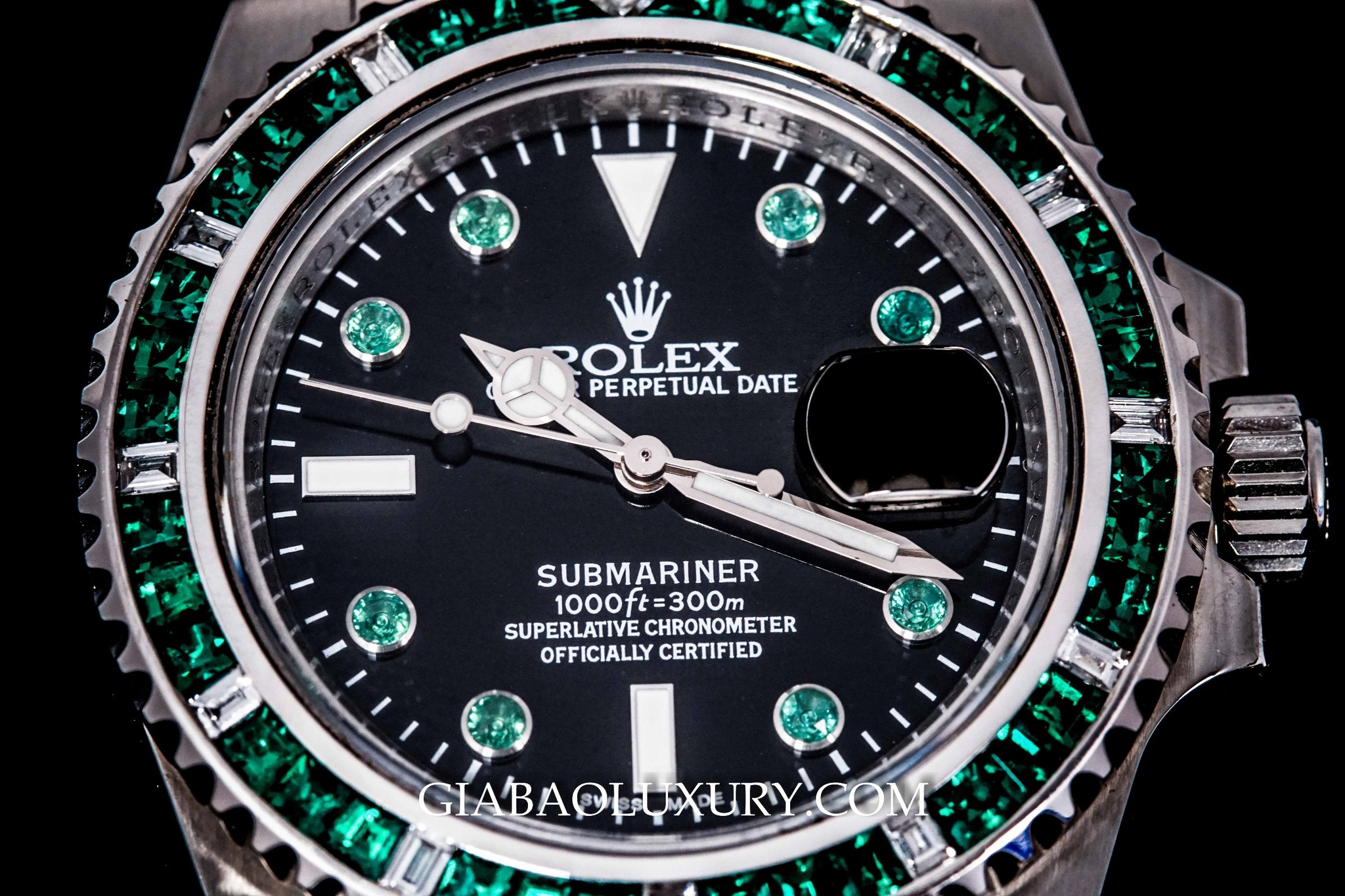 Đồng Hồ Rolex Oyster Perpetual Submariner 116610 Ngọc Lục Bảo