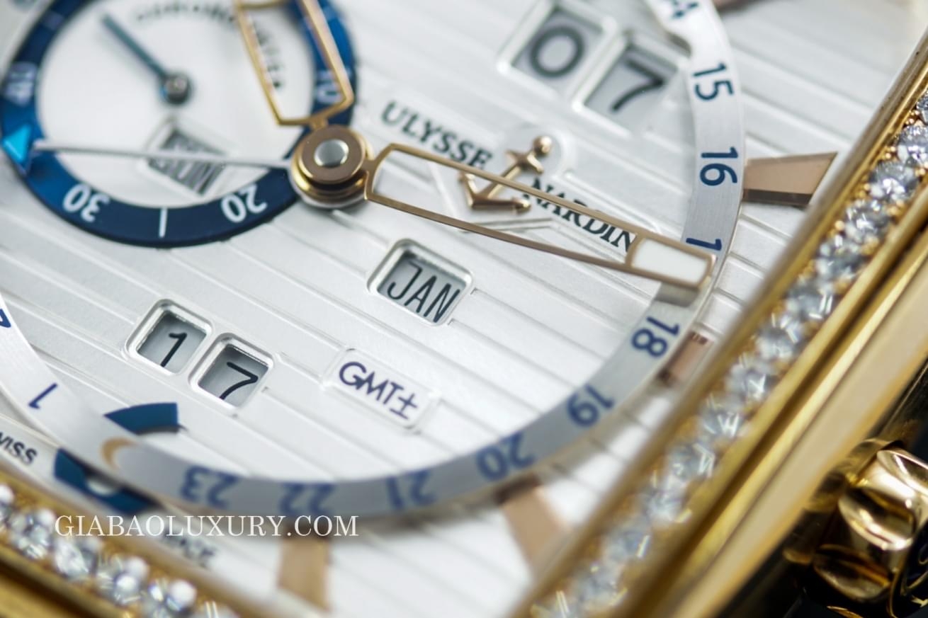 đồng hồ ulysse nardin quadrato dual time perpetual