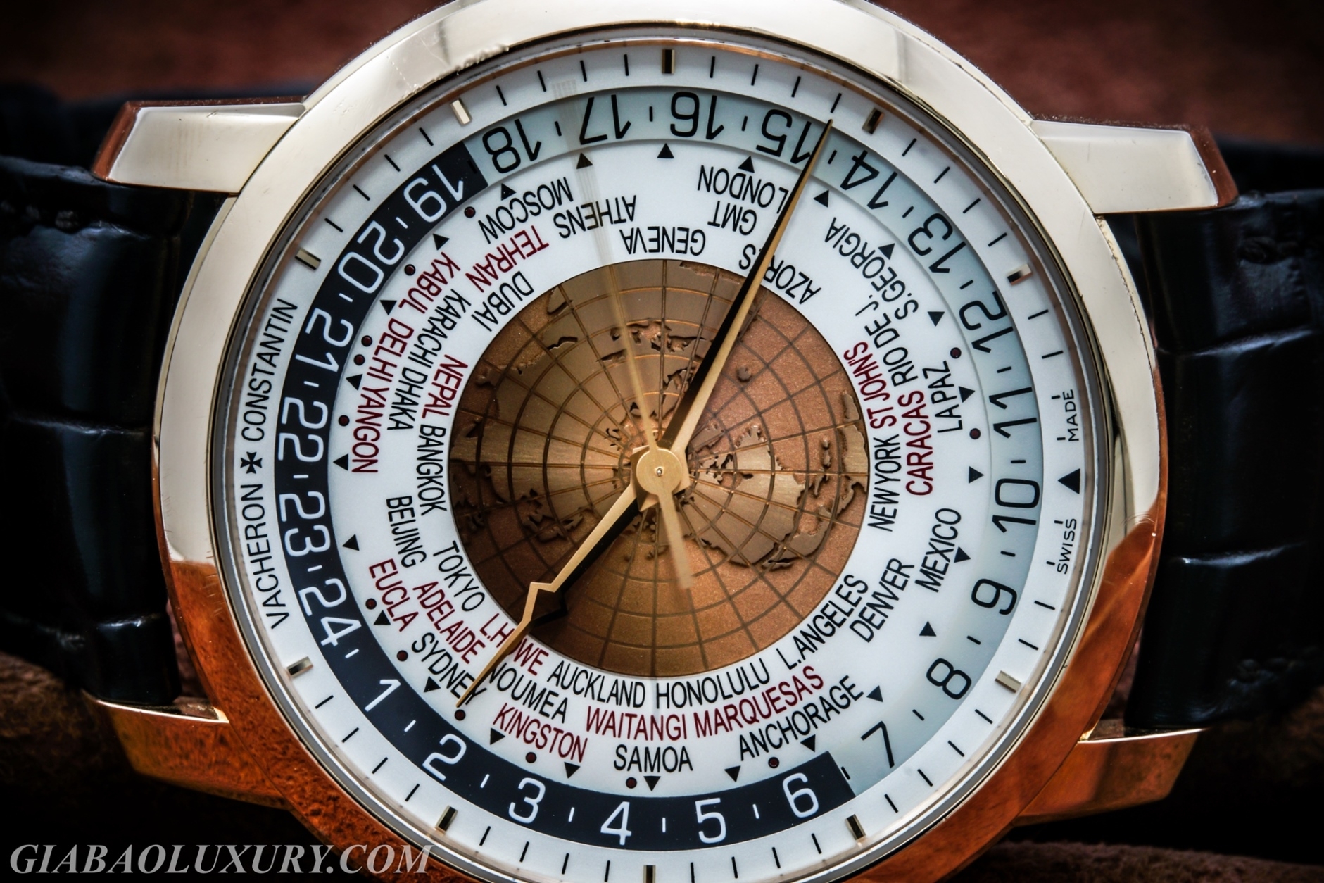 ĐỒNG HỒ VACHERON CONSTANTIN TRADITIONNELLE WORLD TIME