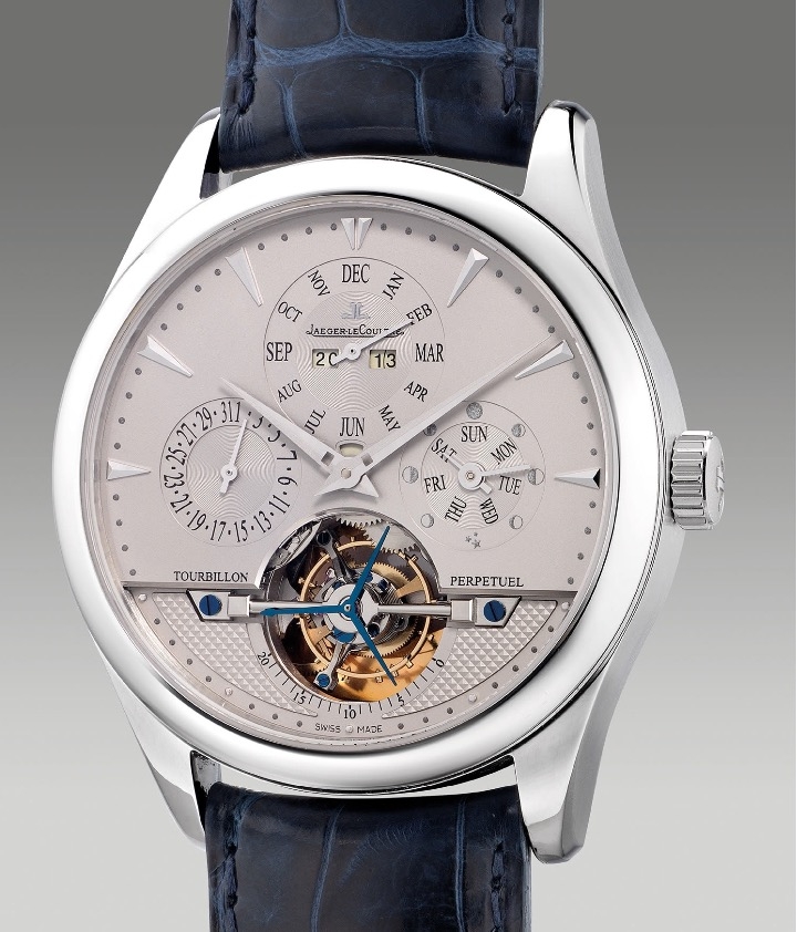 Lot 948: Jaeger-LeCoultre Master Grande Tradition Tourbillon Perpetual trong chất liệu platinum