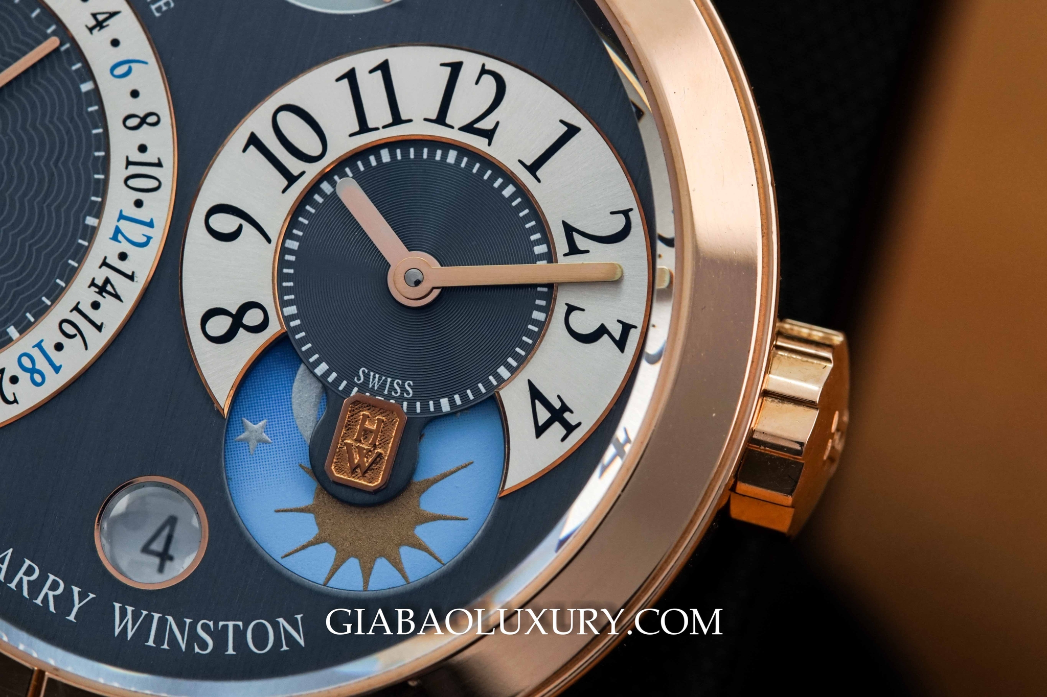 Đồng Hồ Harry Winston Premier Excenter Time Zone 