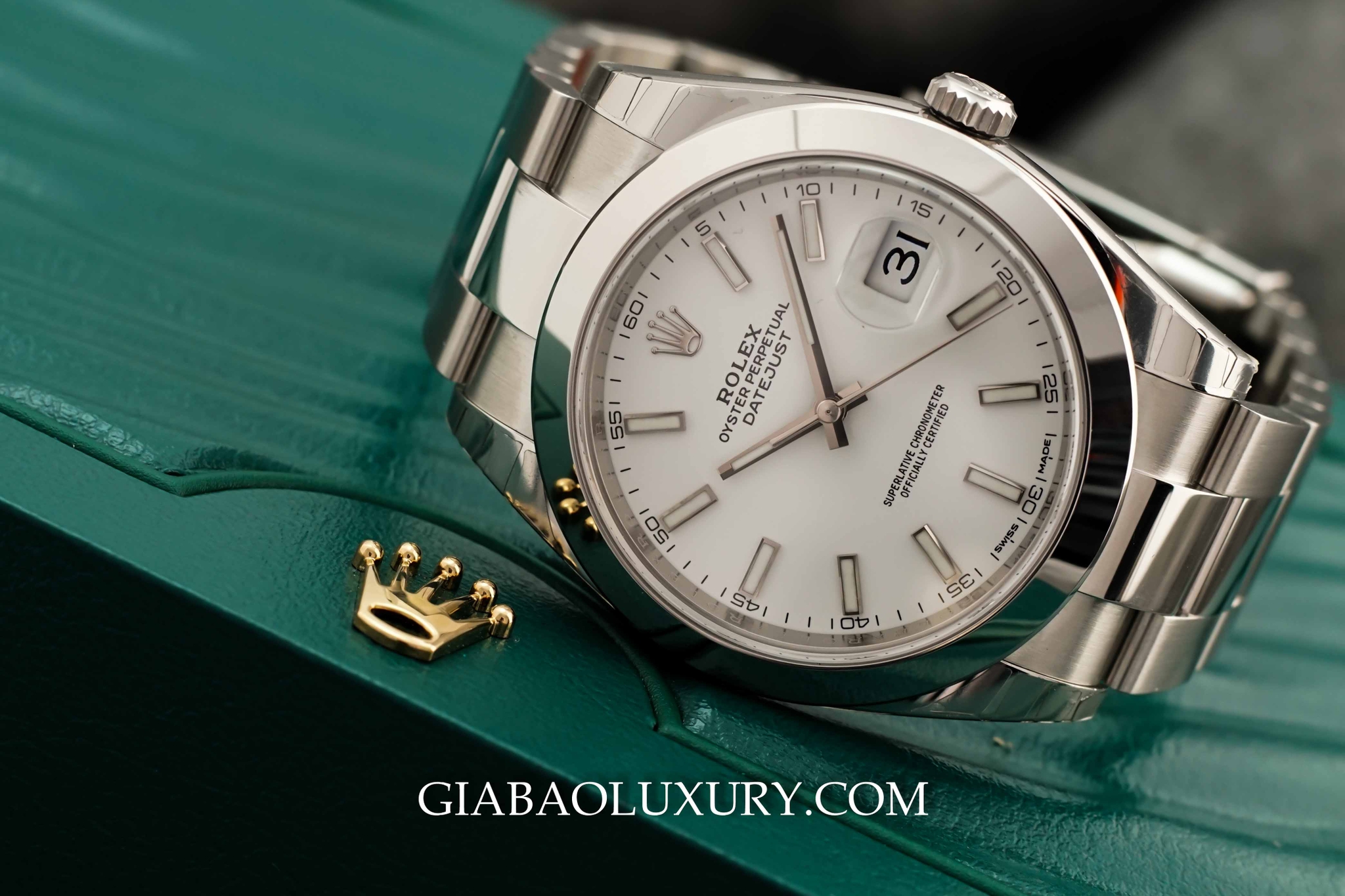 Đồng Hồ Rolex Datejust 126300 Mặt Trắng