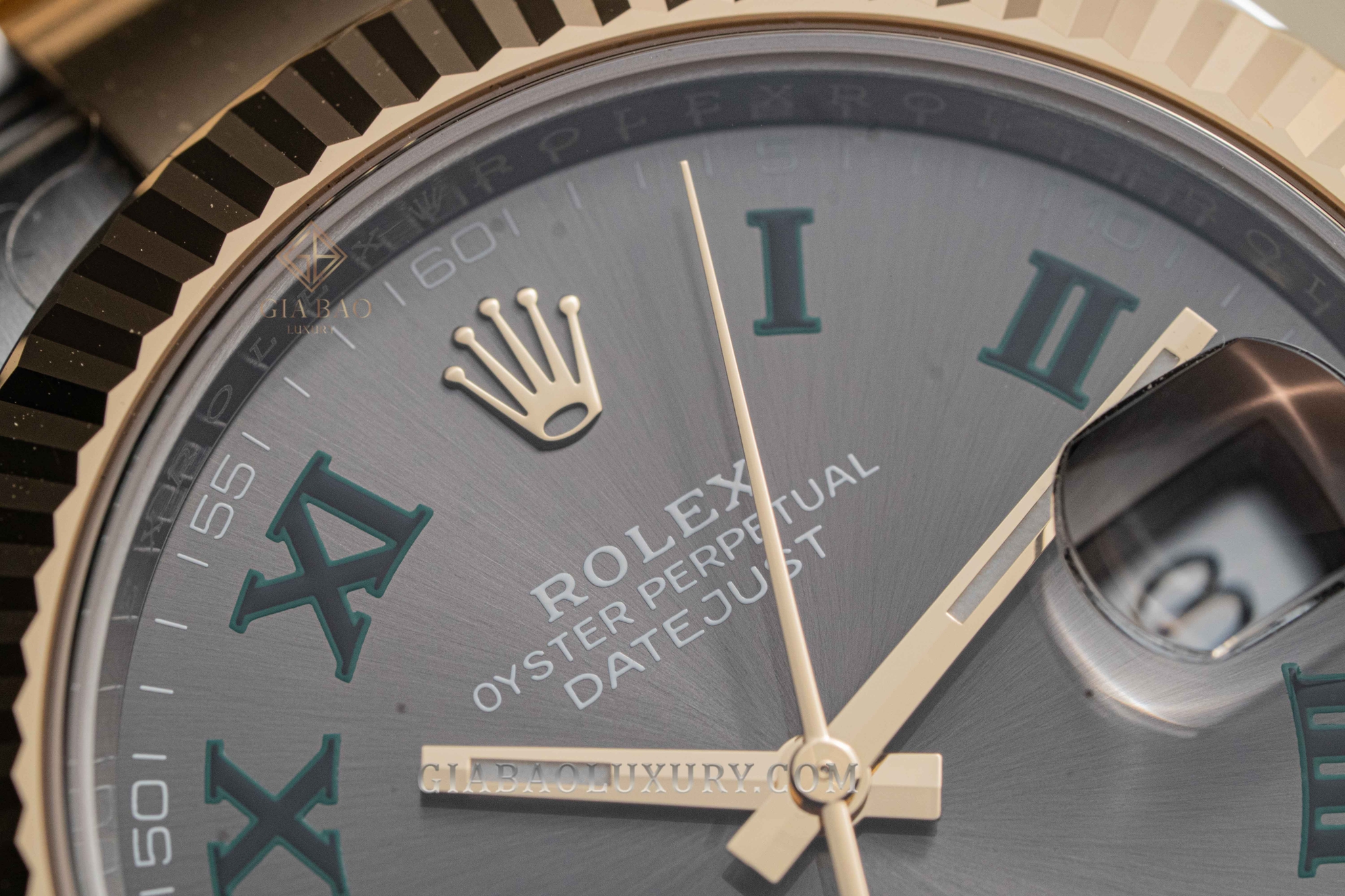 Đồng Hồ Rolex Datejust 41 126333 Mặt Số Xám Cọc Số La Mã Dây Đeo Oyster