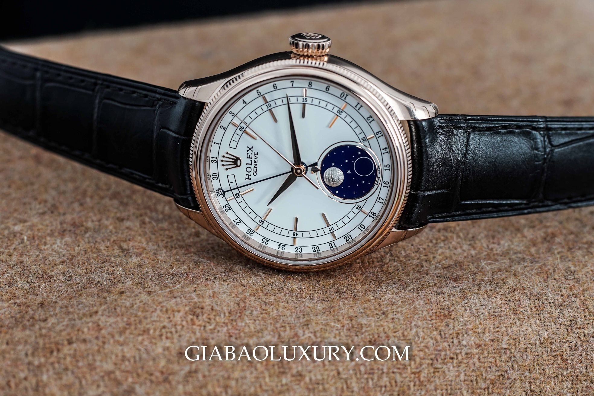 Đồng Hồ Rolex Cellini Moonphase 50535 Chính Hãng