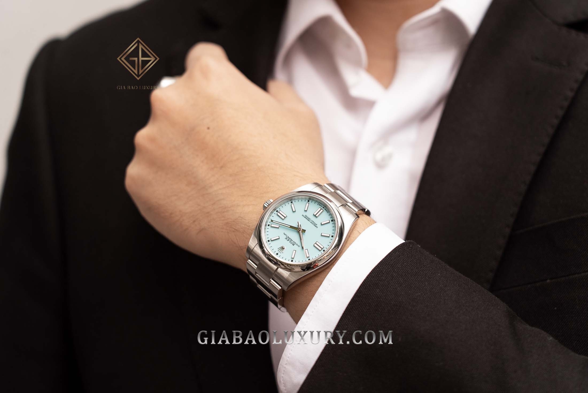 Đồng Hồ Rolex Oyster Perpetual 41 124300 Mặt Số Ice Blue