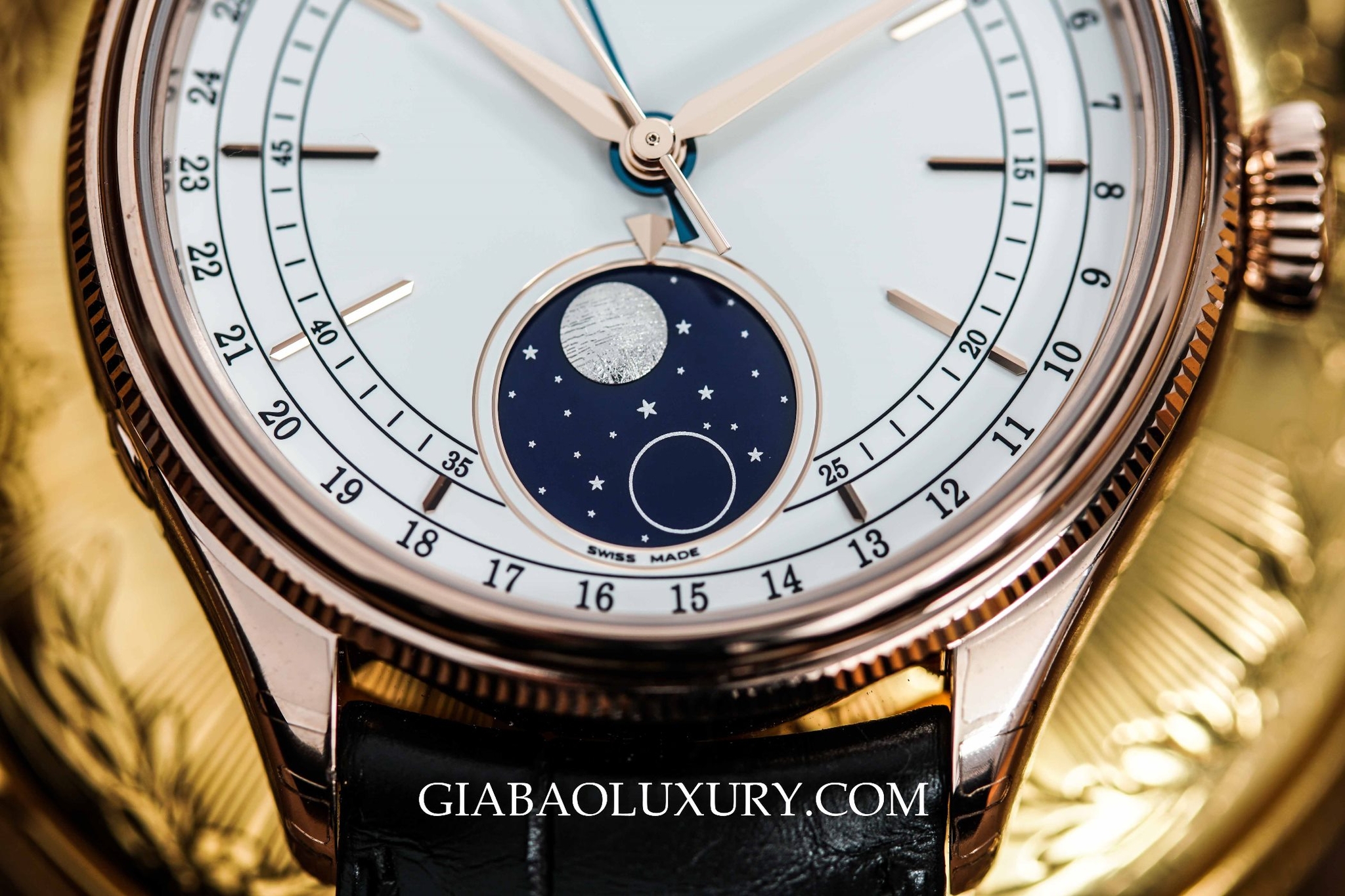 Đồng Hồ Rolex Cellini Moonphase 50535 Chính Hãng