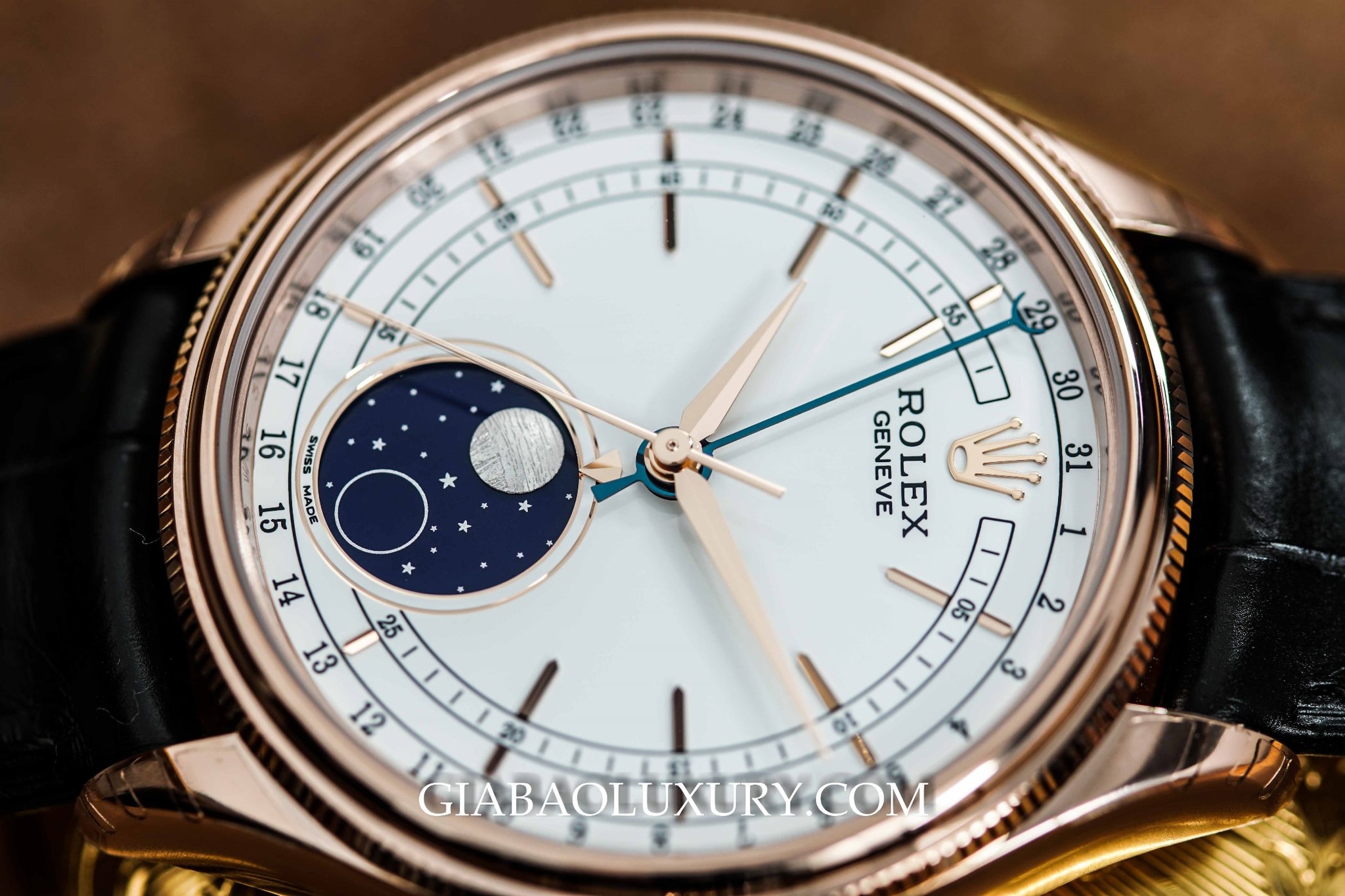 Đồng Hồ Rolex Cellini Moonphase 50535 Chính Hãng