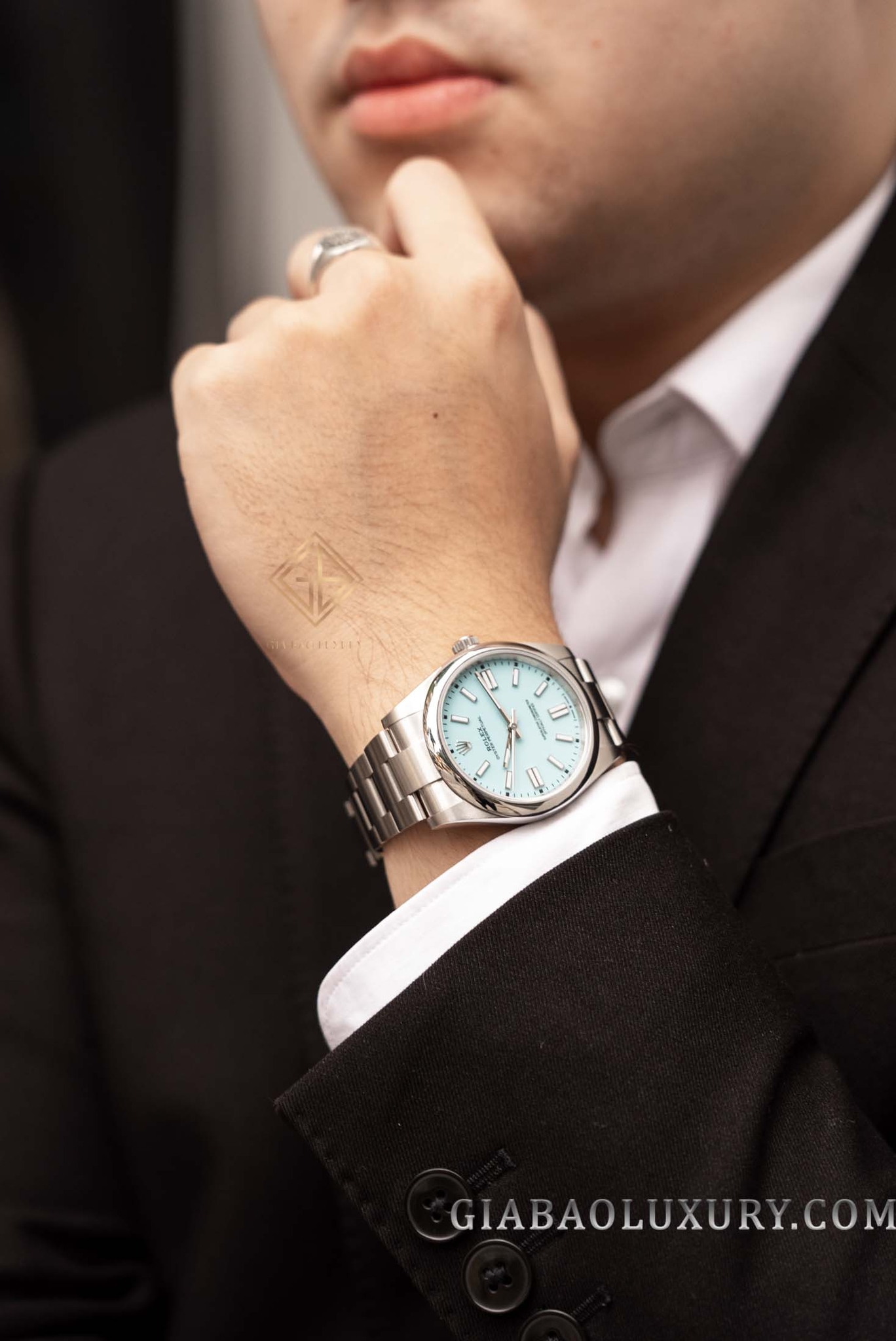 Đồng Hồ Rolex Oyster Perpetual 41 124300 Mặt Số Ice Blue