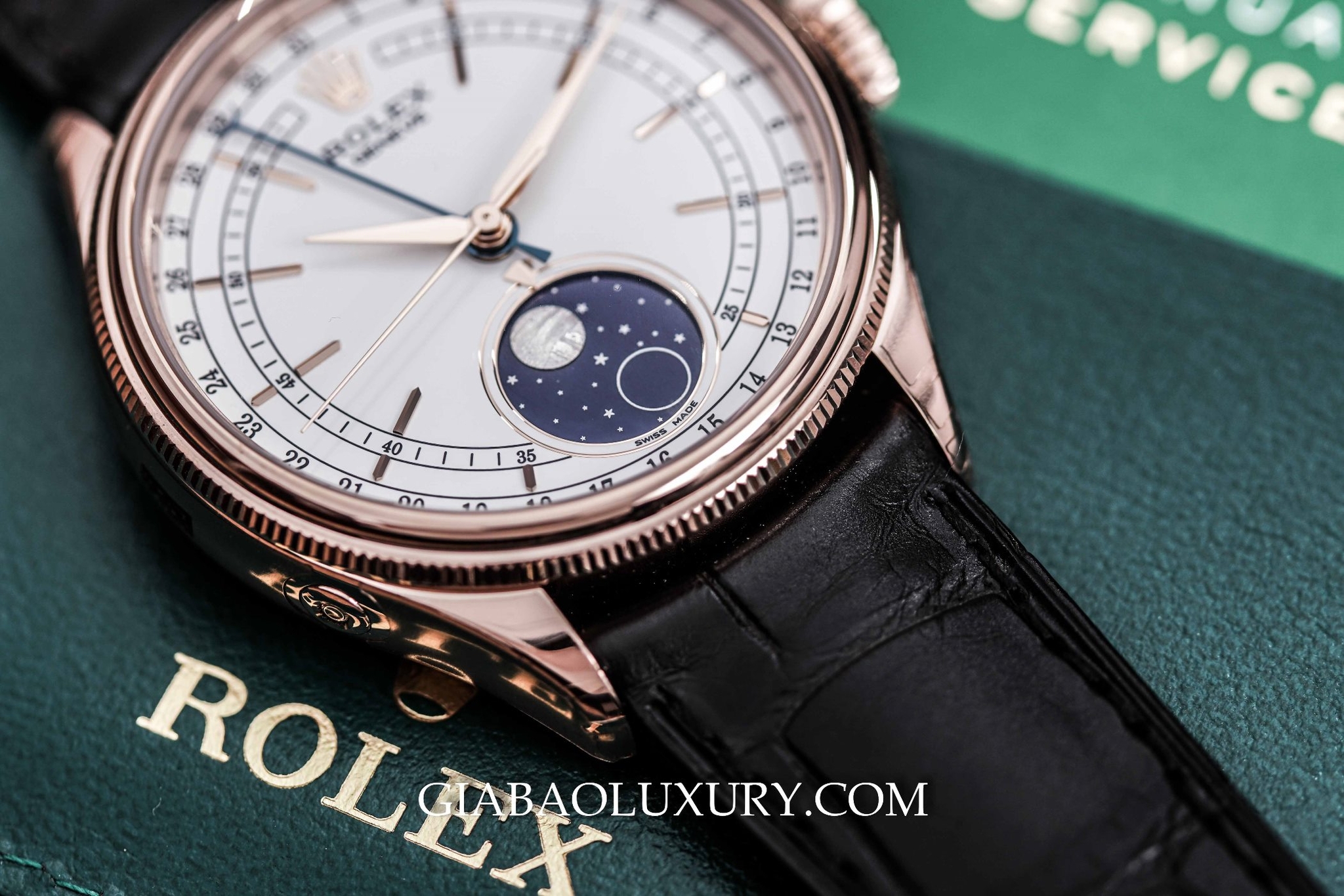 Đồng Hồ Rolex Cellini Moonphase 50535 Chính Hãng