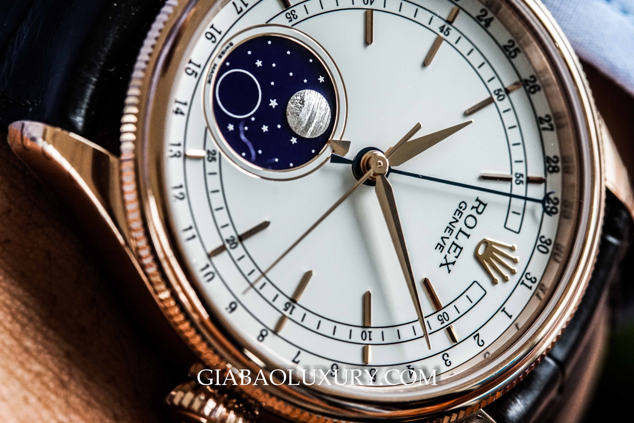 Đồng Hồ Rolex Cellini Moonphase 50535 Chính Hãng