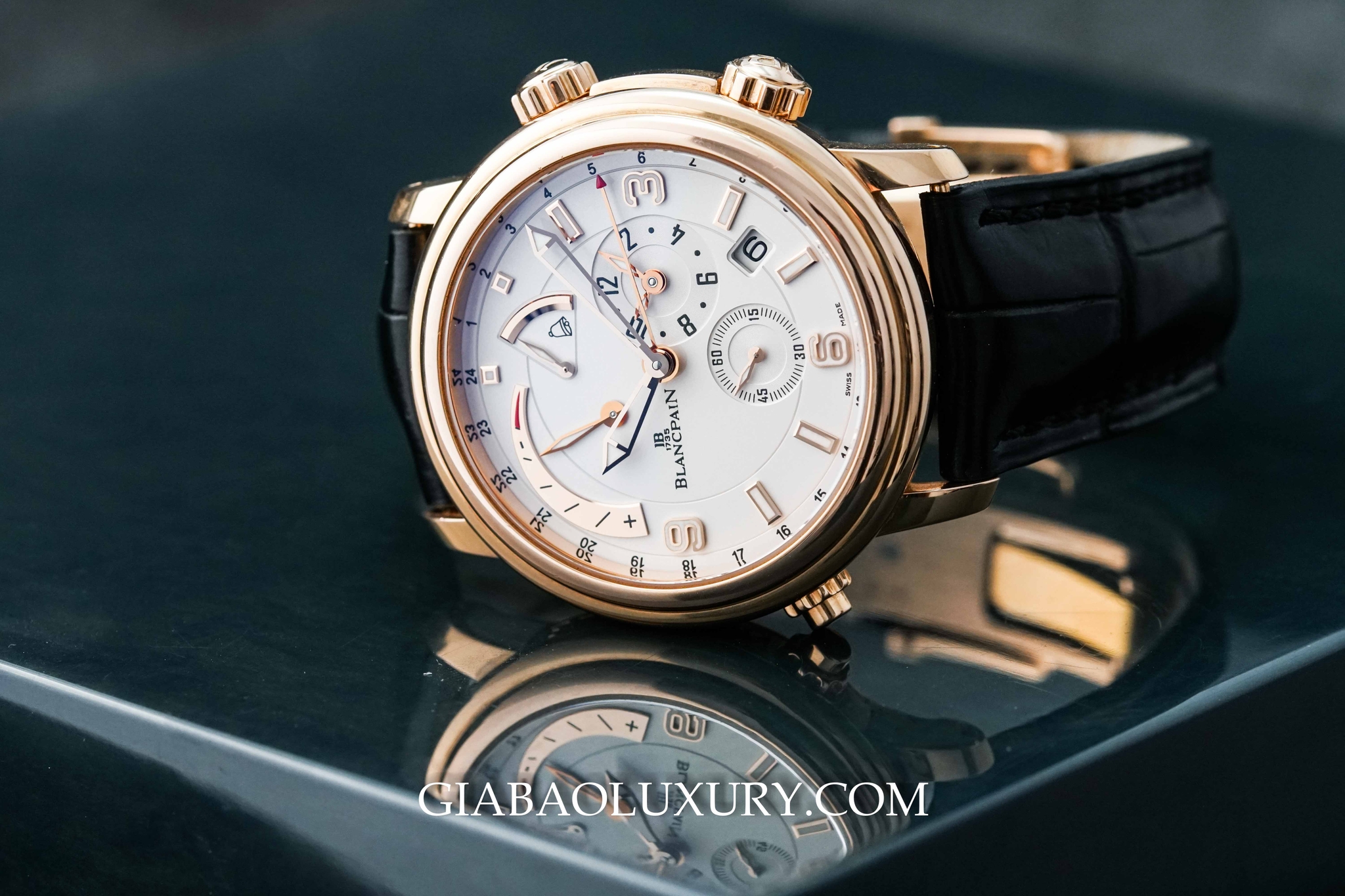 Đồng Hồ Blancpain Léman Réveil GMT