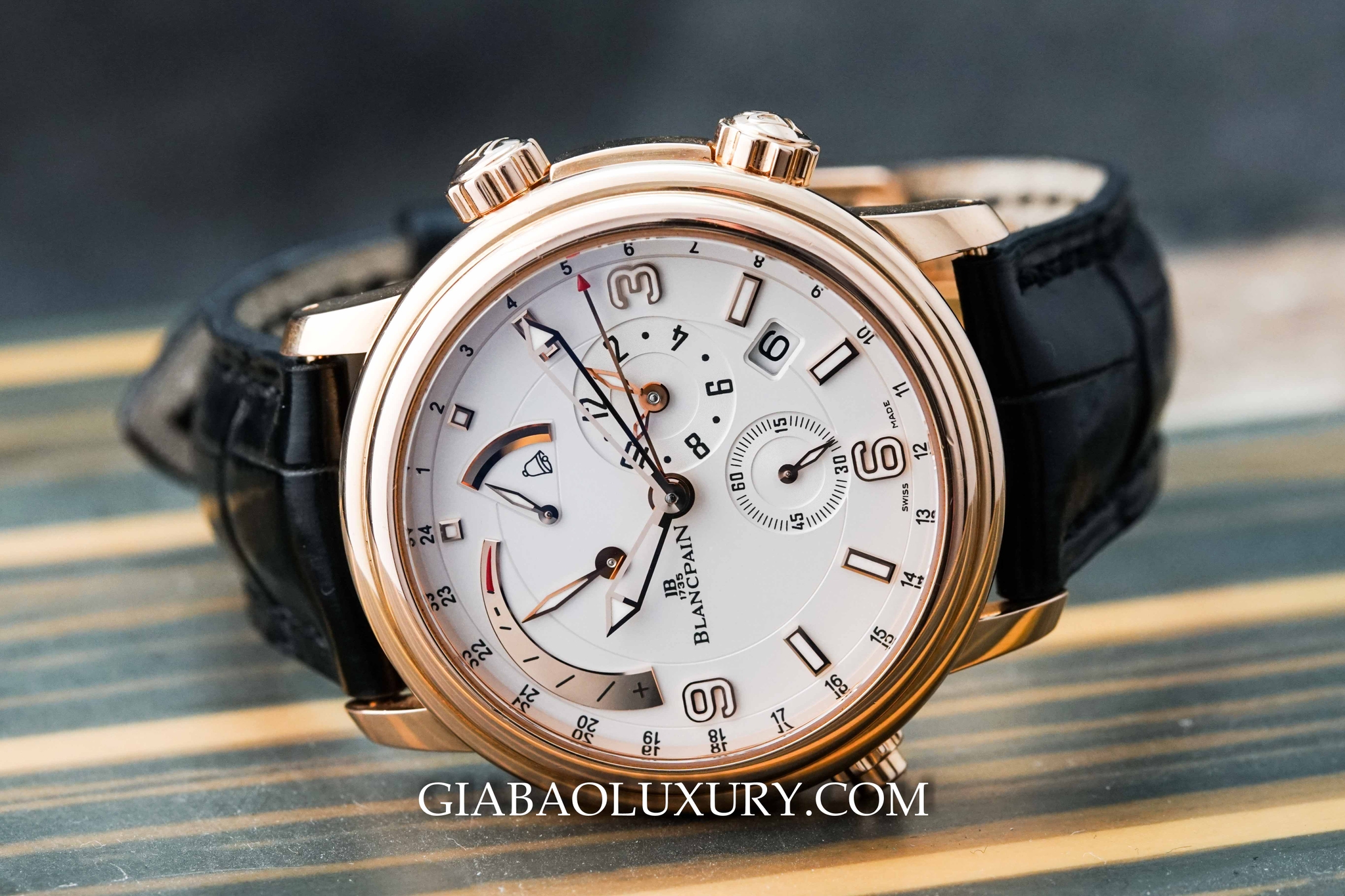 Đồng Hồ Blancpain Léman Réveil GMT