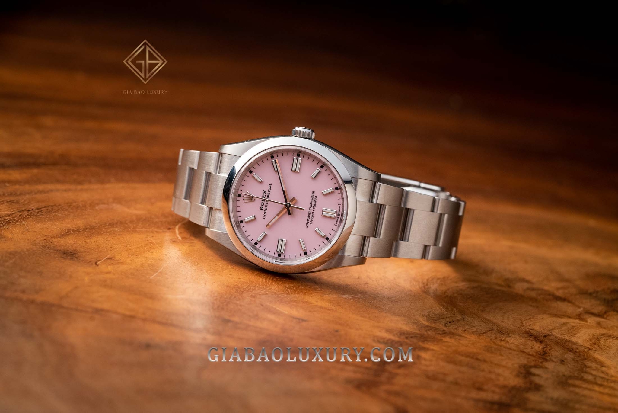 Đồng Hồ Rolex Oyster Perpetual 36 126000 Mặt Số Hồng Candy