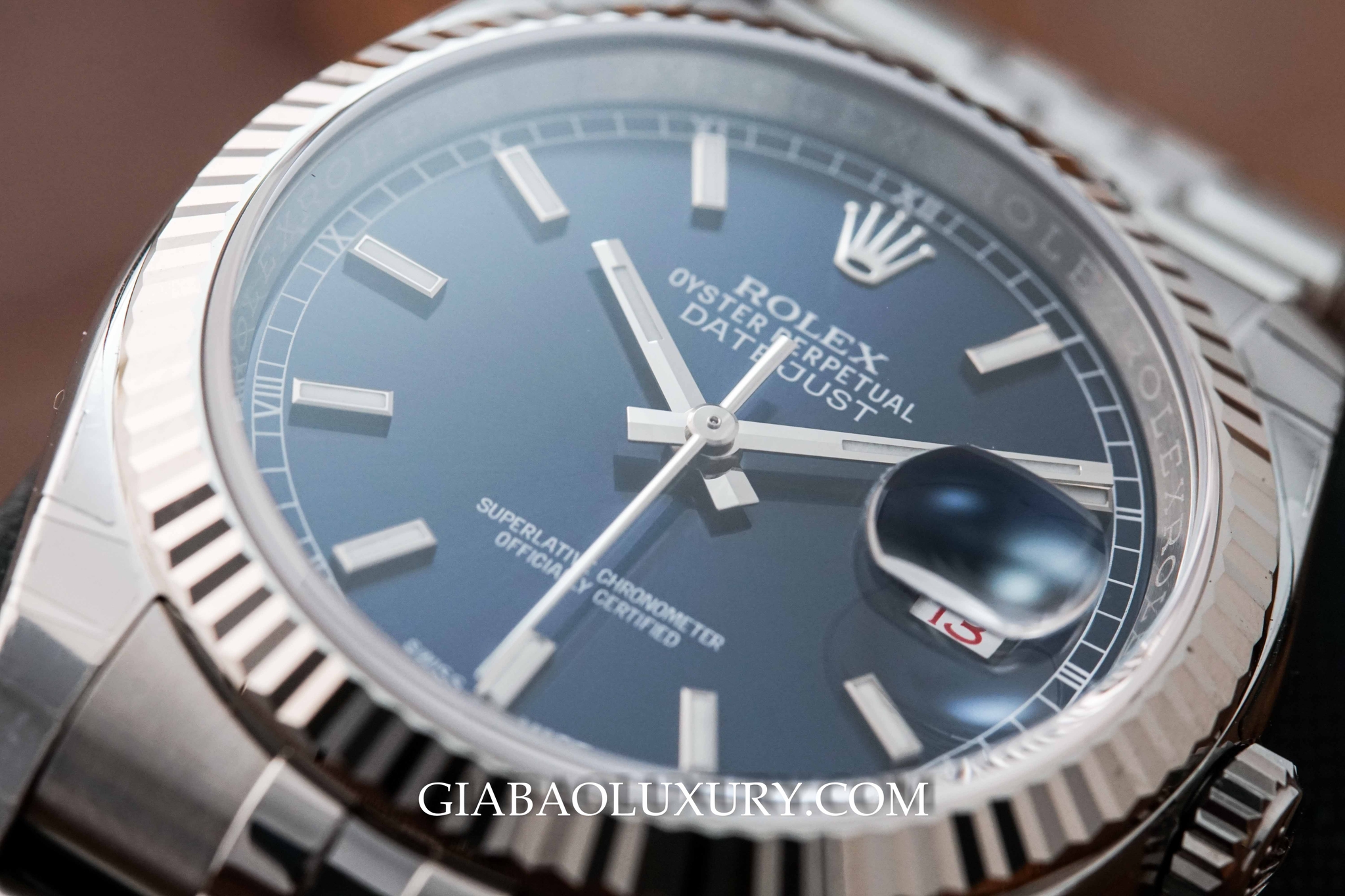 Đồng Hồ Rolex Datejust 116234 Mặt Xanh Navi