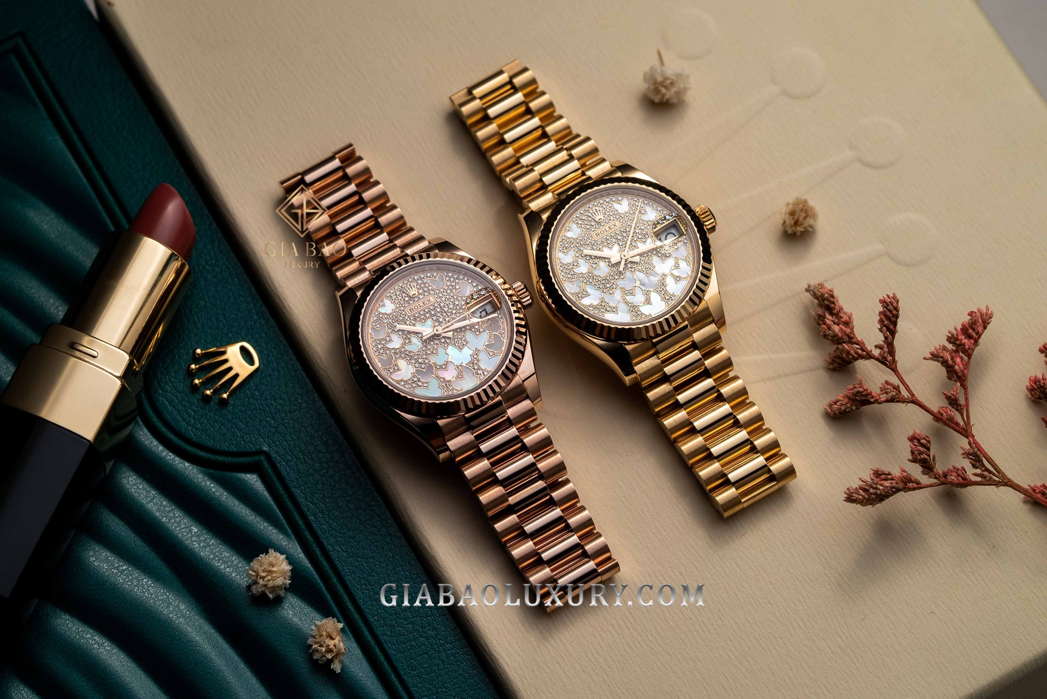 Đồng Hồ Rolex Datejust 31 278275 Mặt Số Vỏ Trai Họa Tiết Butterfly