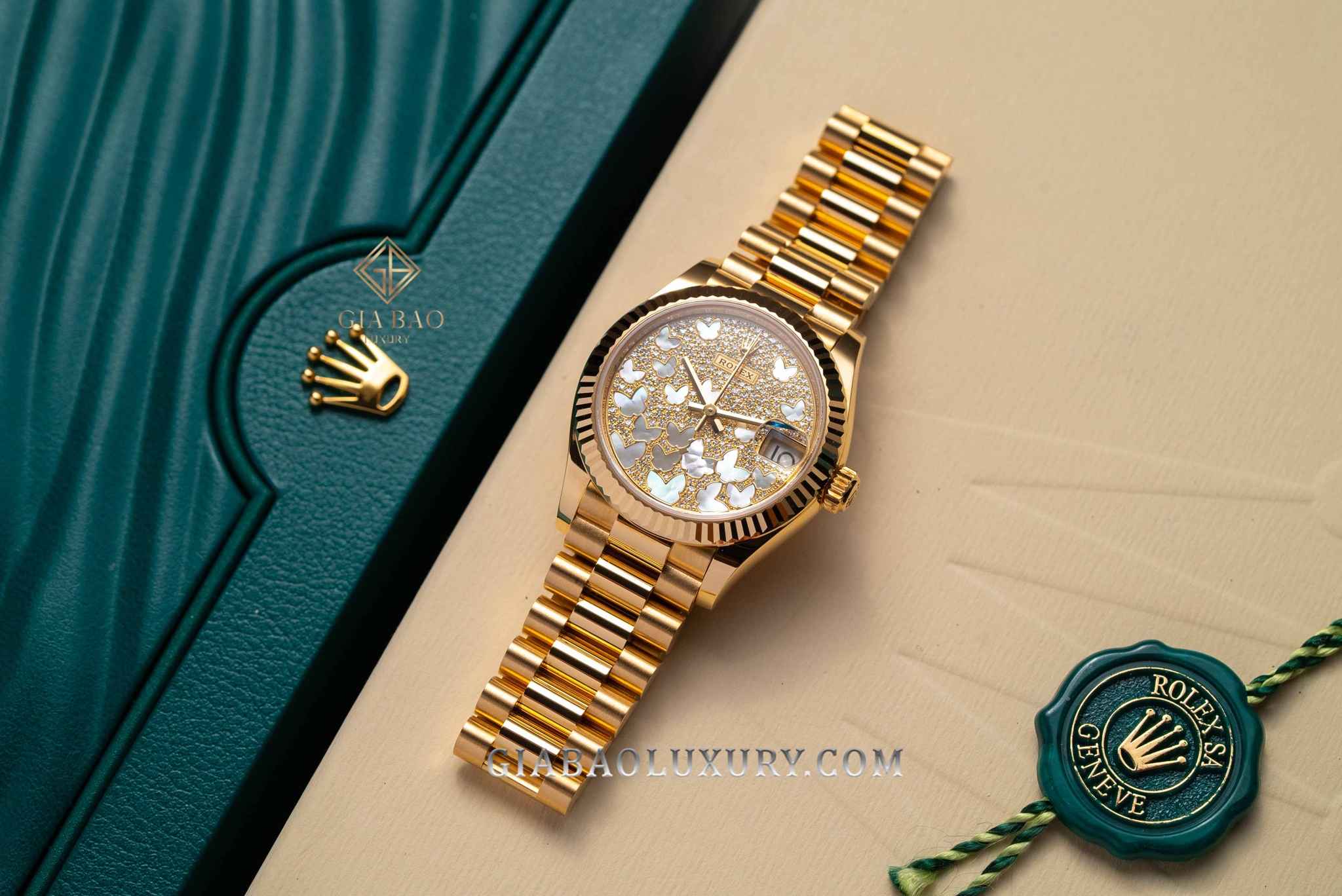 Đồng Hồ Rolex Datejust 278278 Mặt Số Butterfly