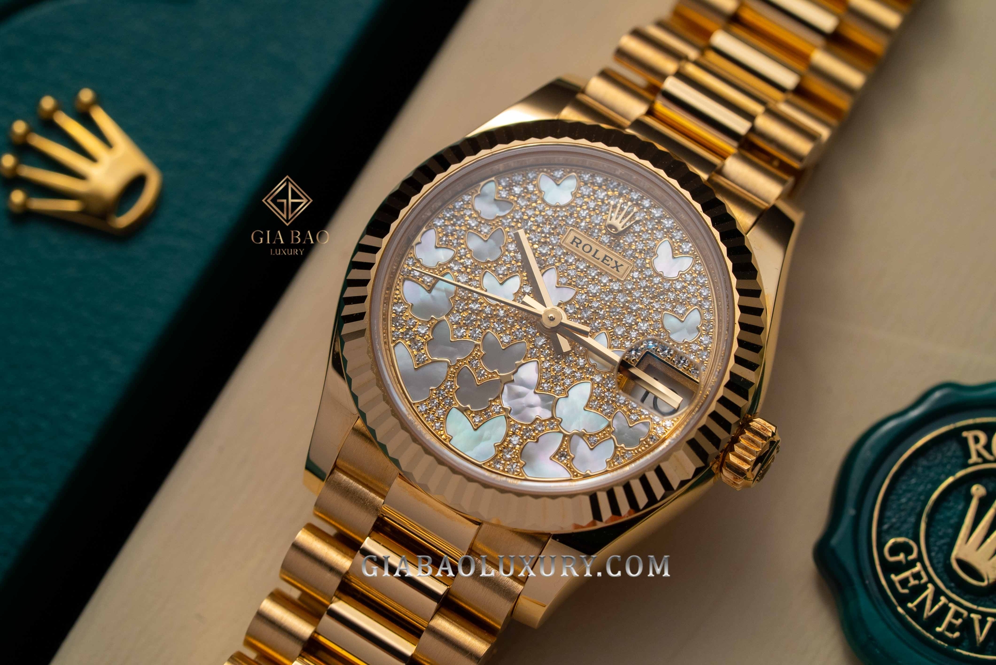 đồng hồ Rolex Datejust 278278 Mặt Số Butterfly