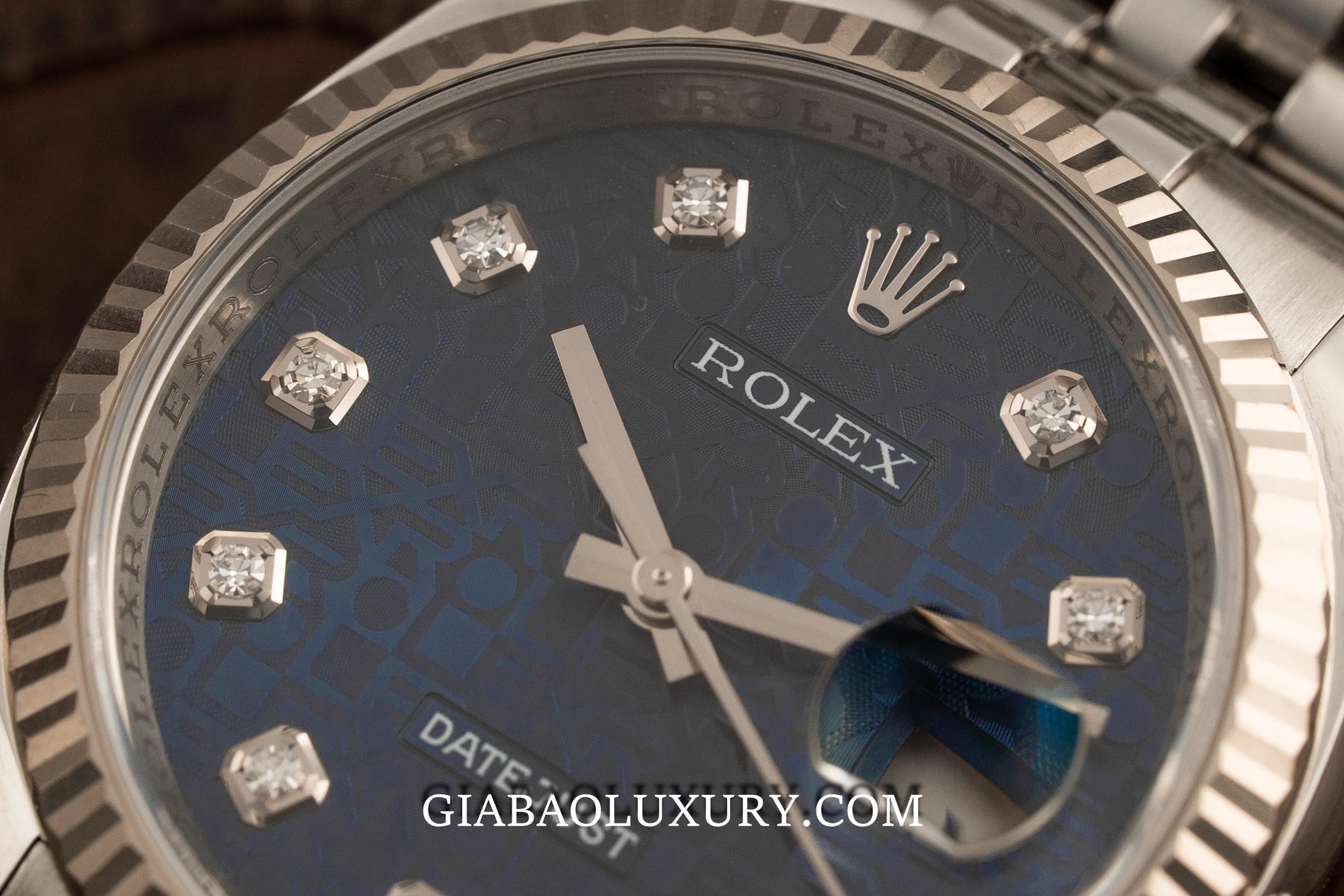 Đồng hồ Rolex Datejust 116234 Mặt Số Vi Tính Xanh