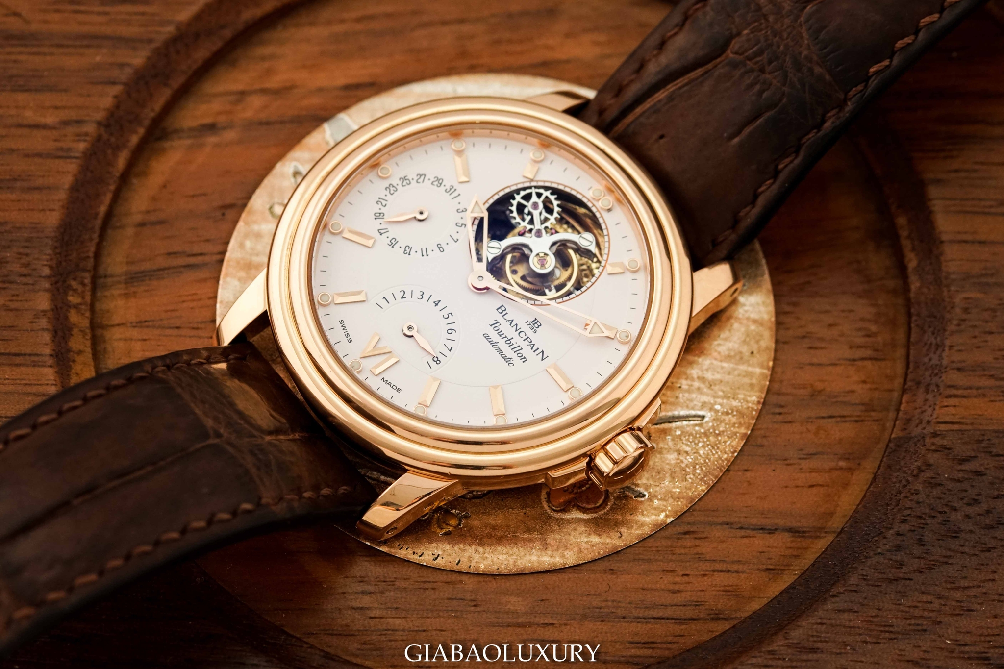 Đồng Hồ Blancpain Léman Tourbillon Date Power Reserve