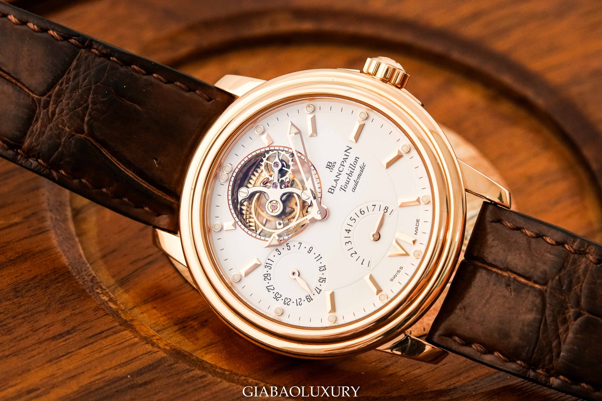 Đồng Hồ Blancpain Léman Tourbillon Date Power Reserve