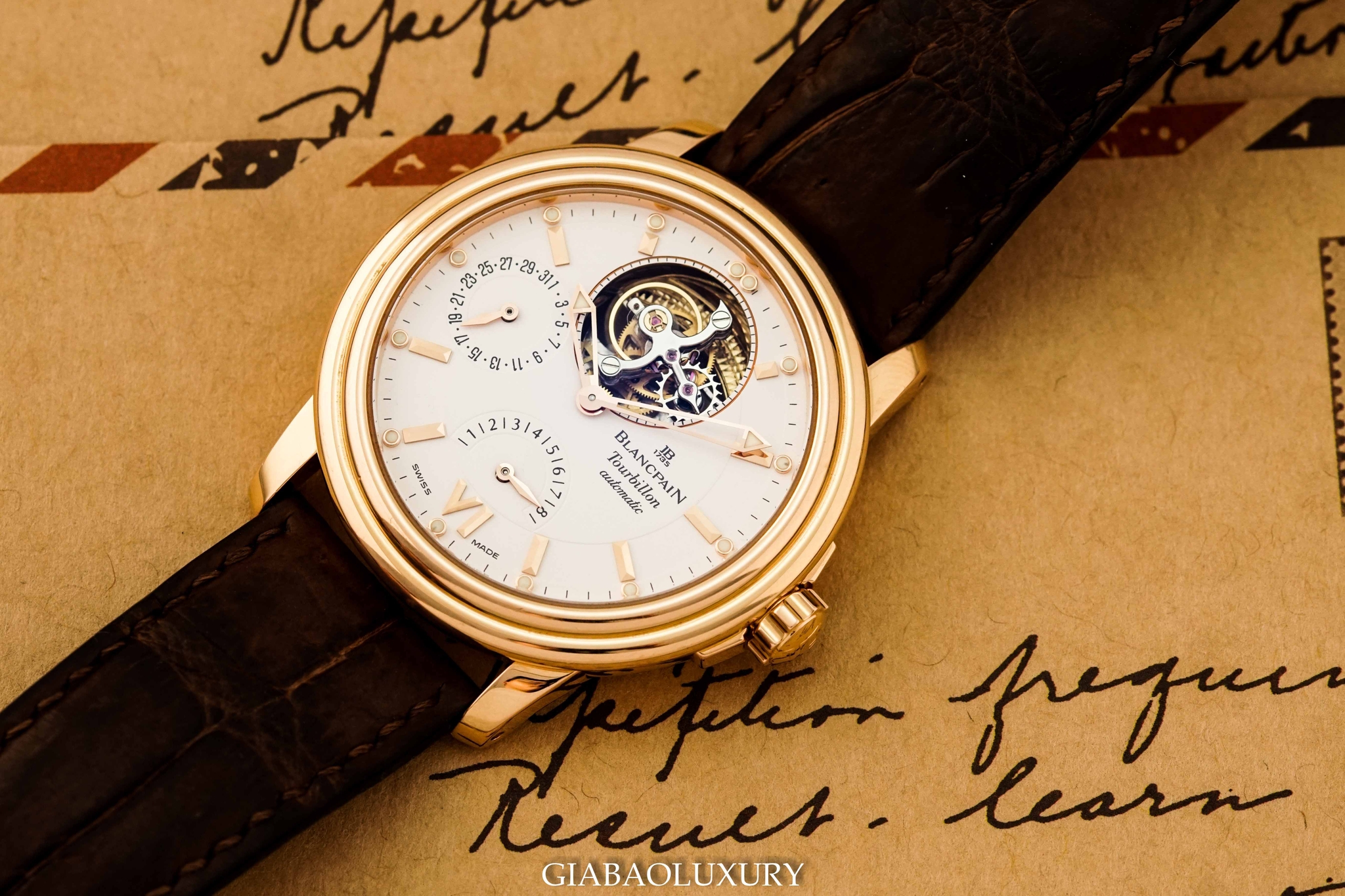 Đồng Hồ Blancpain Léman Tourbillon Date Power Reserve